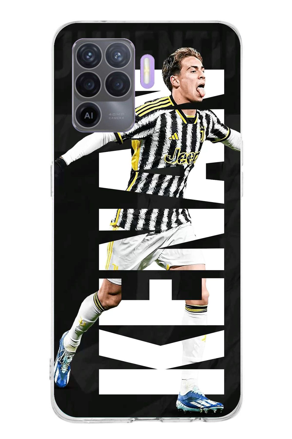 TechTree Oppo Reno 5 Lite Uyumlu Kenan Yıldız Sevinç Şeffaf Silikon Kılıf