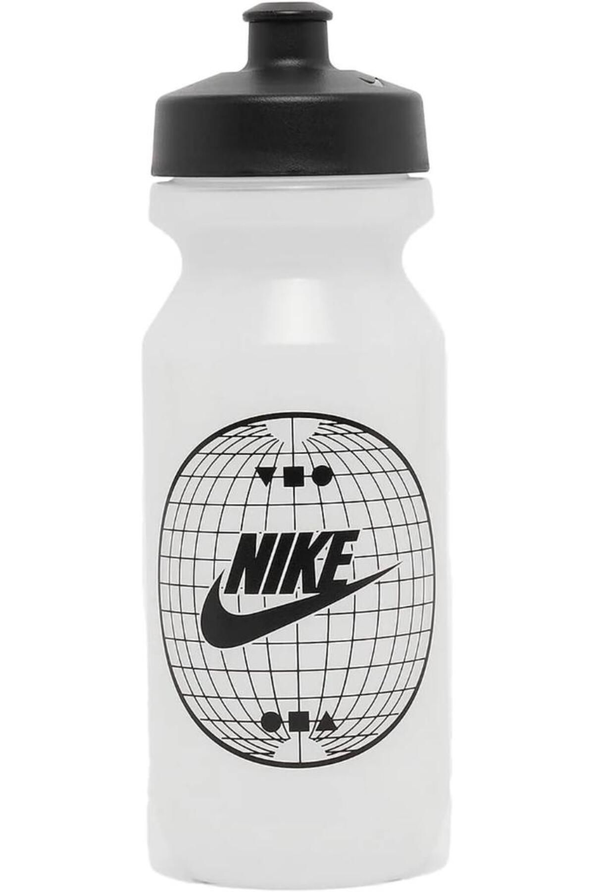 Nike Big Mouth Bottle 2.0 Unisex Yetişkin Grafik Su Şişesi 650ml Şeffaf/Siyah/Siyah