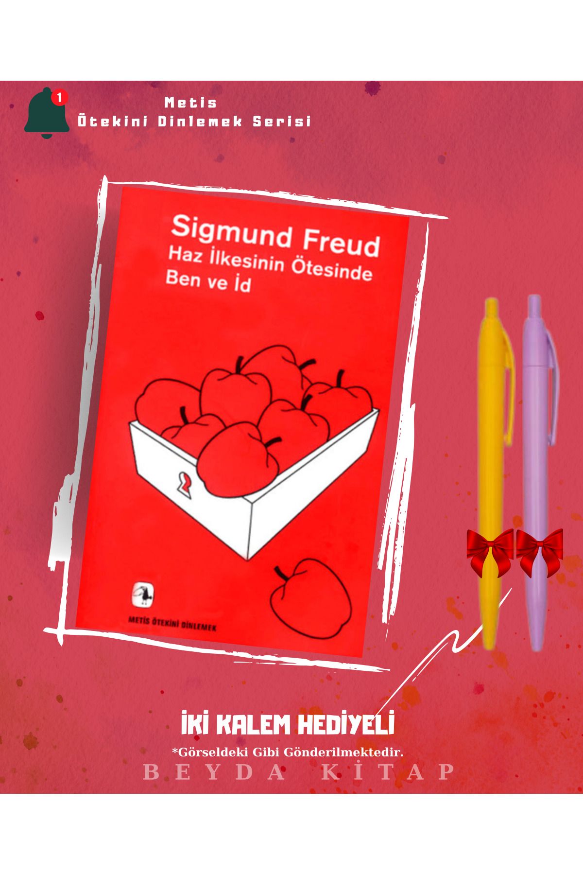 Metis Yayınları Haz İlkesinin Ötesinde Ben ve İd - Sigmund Freud - İki Kalem Hediyeli, OTSDNM21