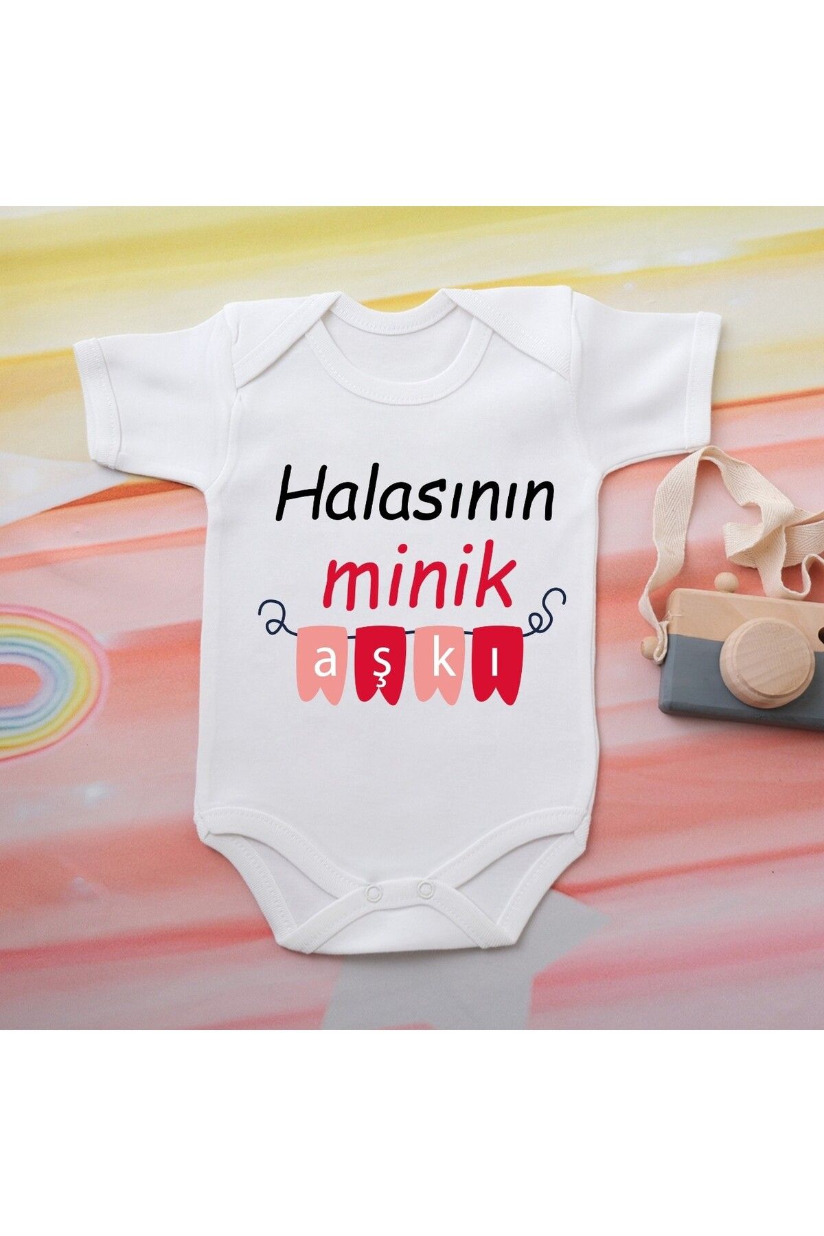 soft wing %100 Pamuklu Organik Baskılı Premium Çıtçıtlı Bebek Body Atlet Zıbın 00516