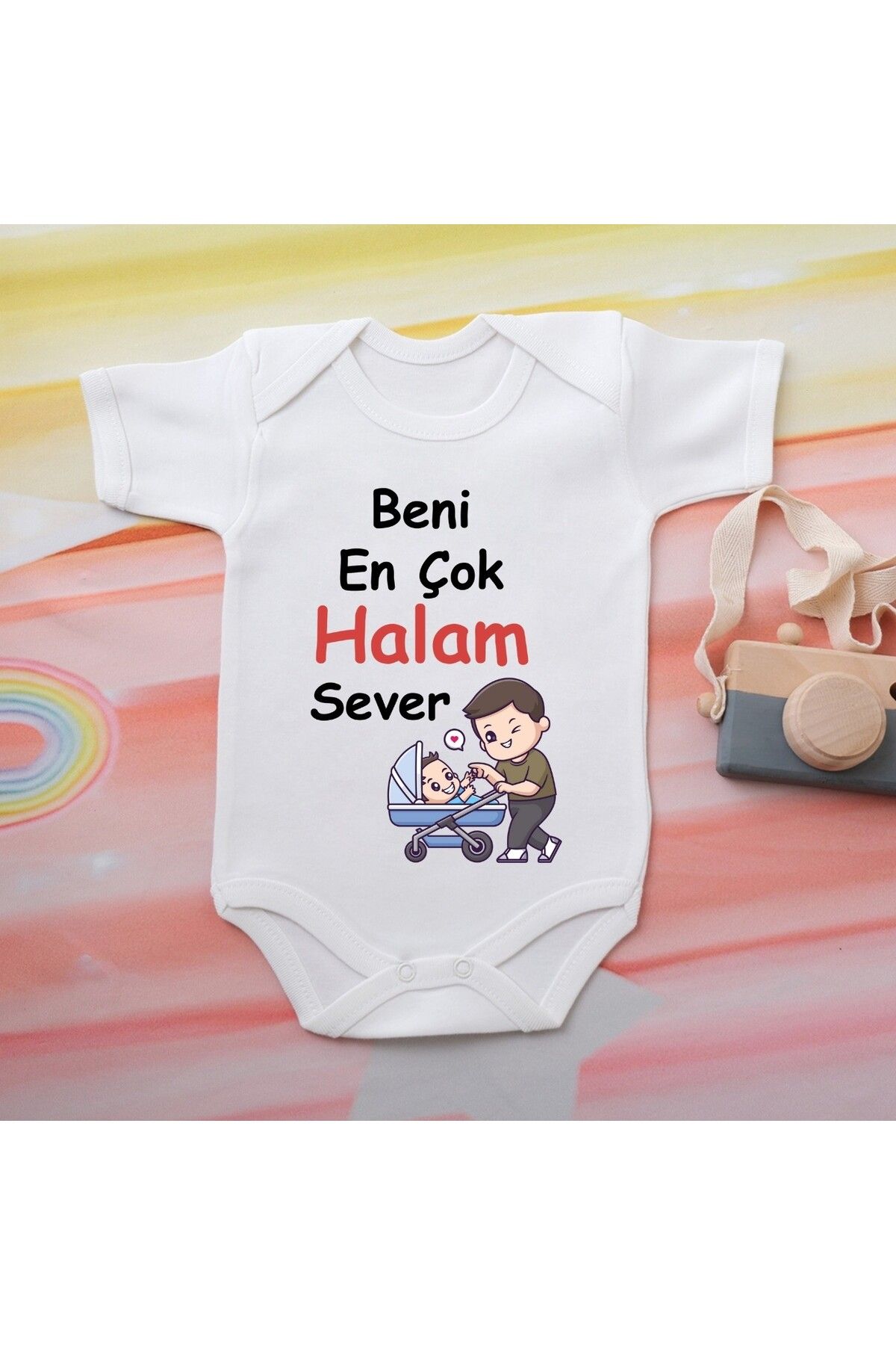 soft wing %100 Pamuklu Organik Baskılı Premium Çıtçıtlı Bebek Body Atlet Zıbın 00543
