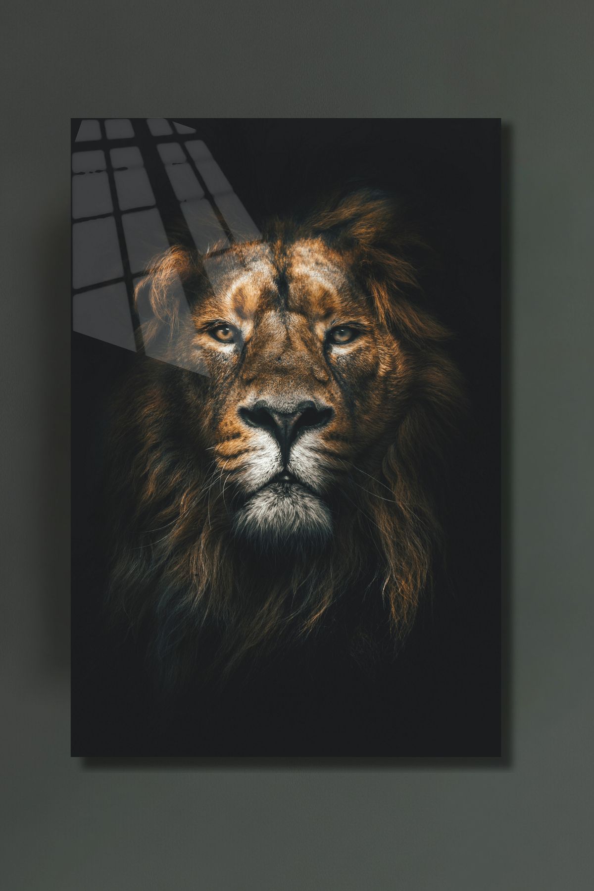 glassartdesign Aslan Cam Tablo 8 - Modern Tablo-Ofis Hediyesi