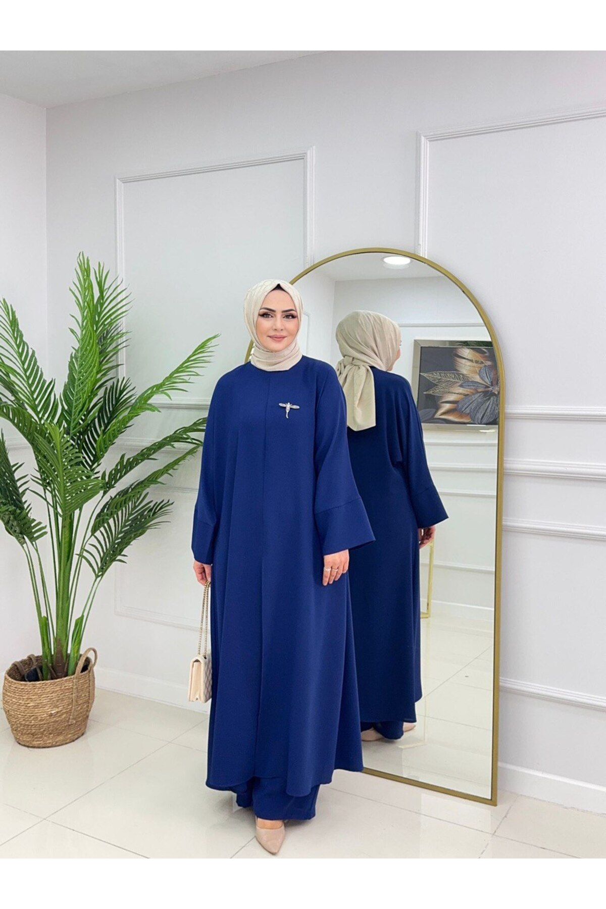 VALENS BOUTİQUE Kadın Tesettür 2'Li Takım Pantolon & Tunik
