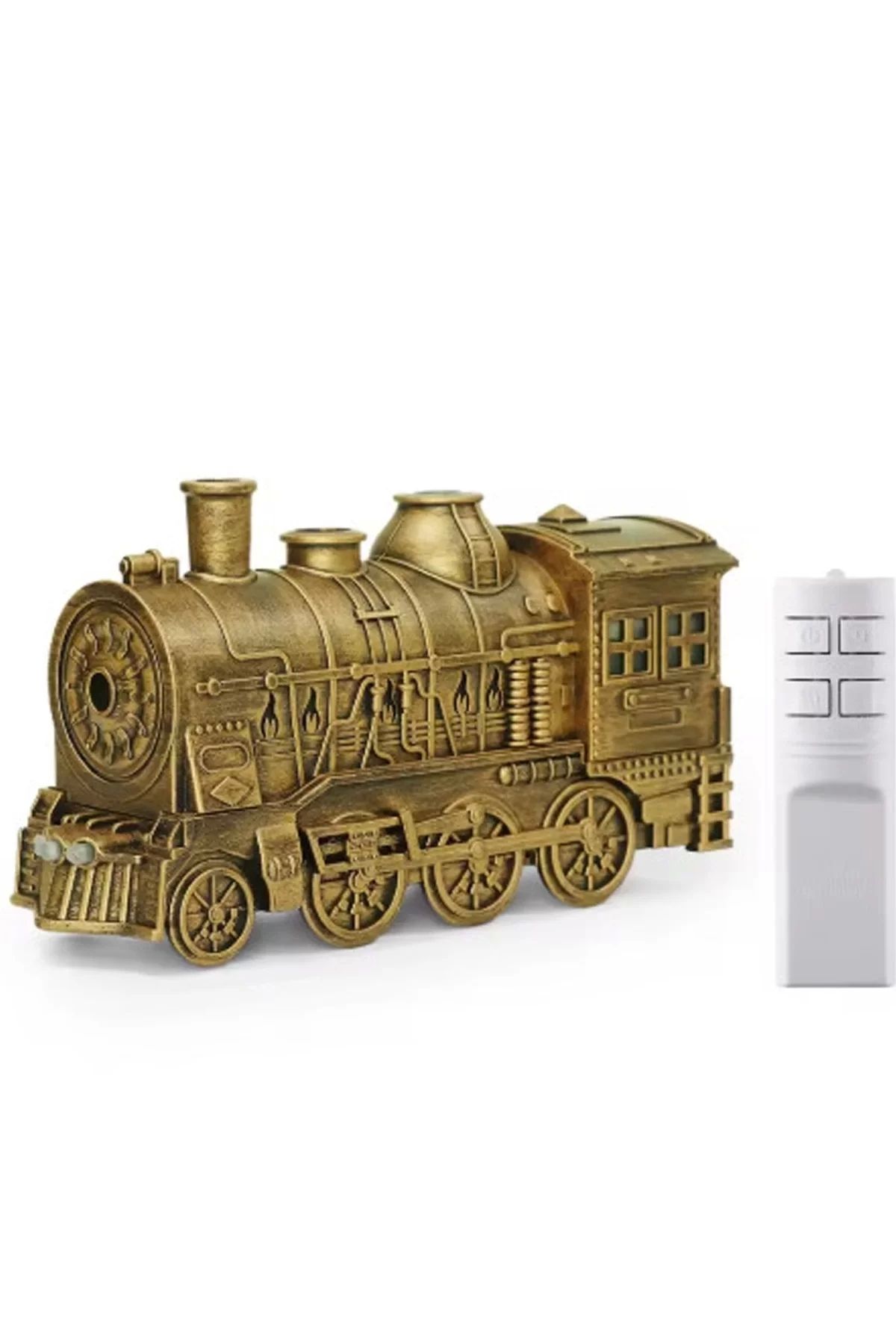 ureticiniz Tren Şeklinde Buharlı Oda Hava Nemlendirici Işık Buhar Makinesi Kumandalı