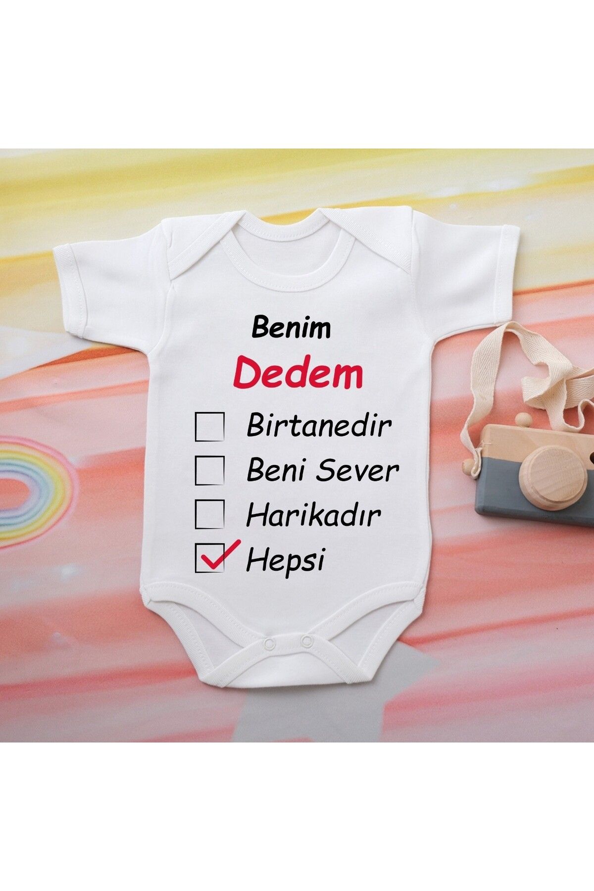 soft wing %100 Pamuklu Organik Baskılı Premium Çıtçıtlı Bebek Body Atlet Zıbın 00560