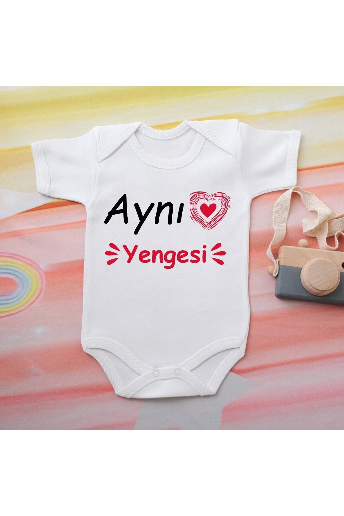 soft wing %100 Pamuklu Organik Baskılı Premium Çıtçıtlı Bebek Body Atlet Zıbın 00527