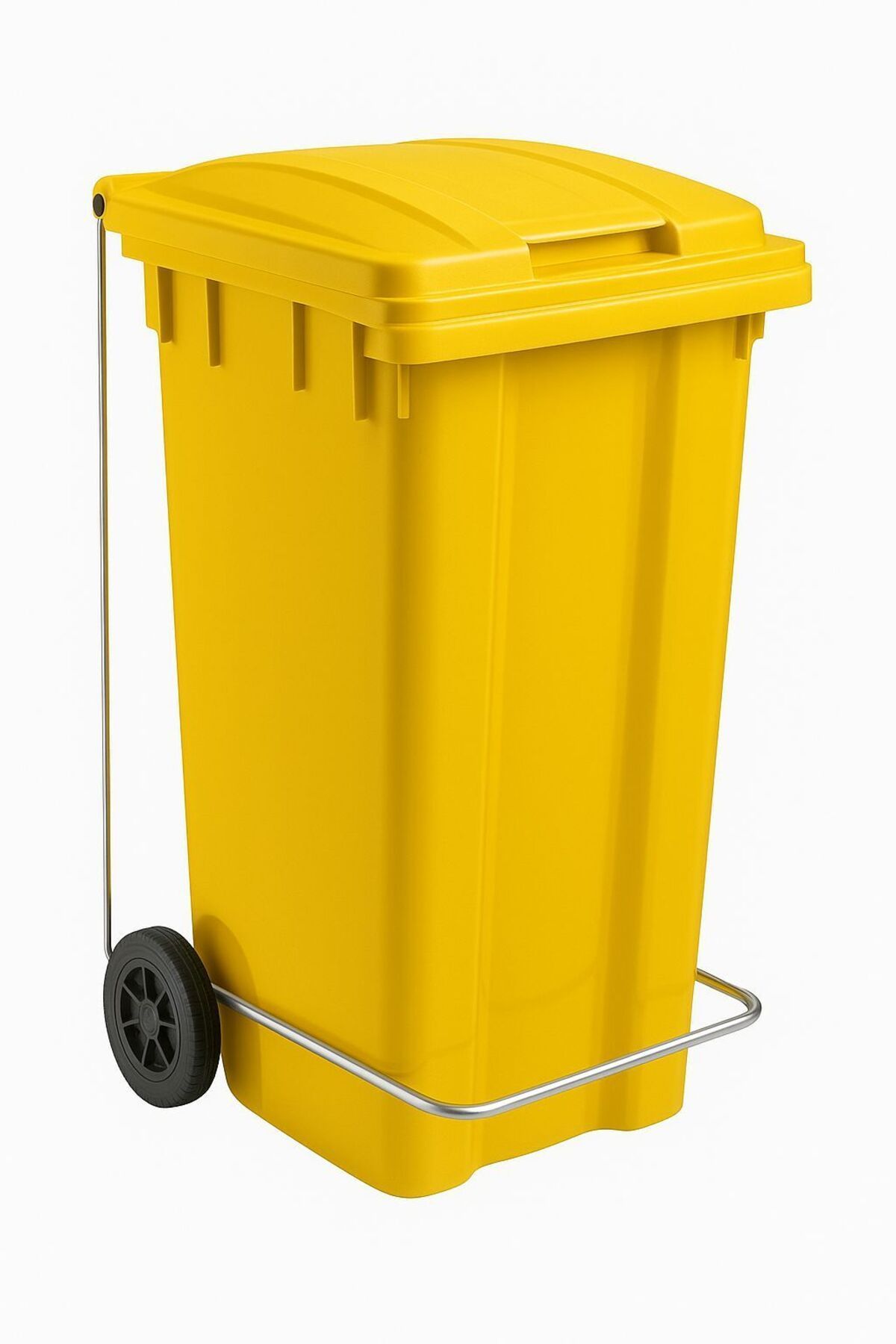 Torbeks 120 Lt Pedallı Çöp Konteyneri Sarı