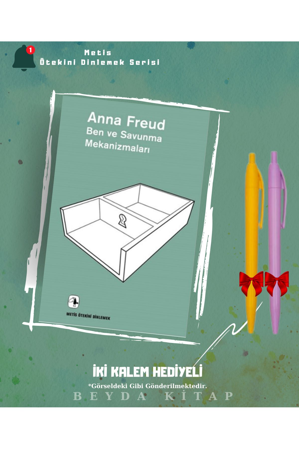 Metis Yayınları Ben ve Savunma Mekanizmaları - Anna Freud - İki Kalem Hediyeli, OTSDNM21