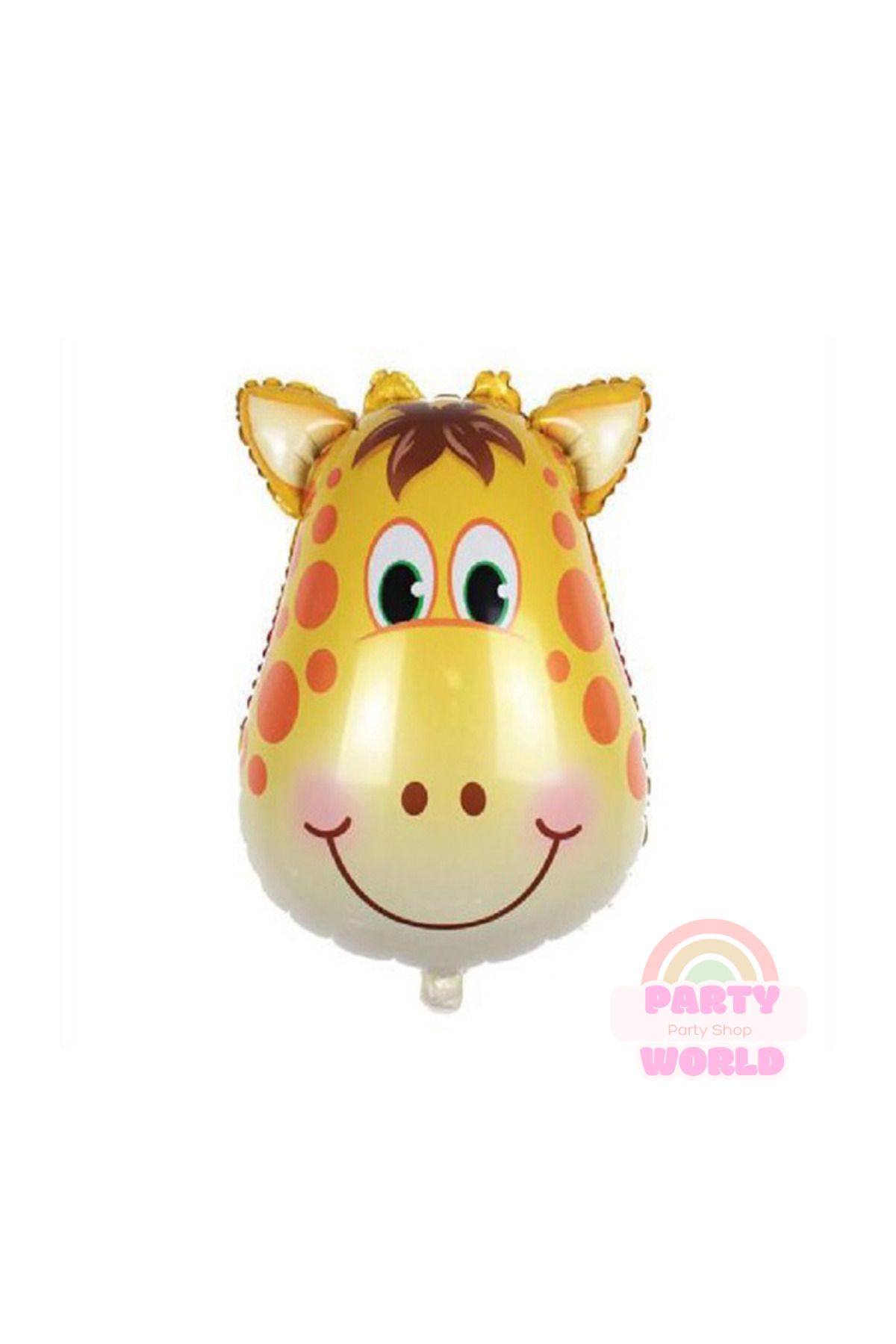 party world Sevimli Zürafa Kafa Folyo Balon – 22 İnç – 1 Adet