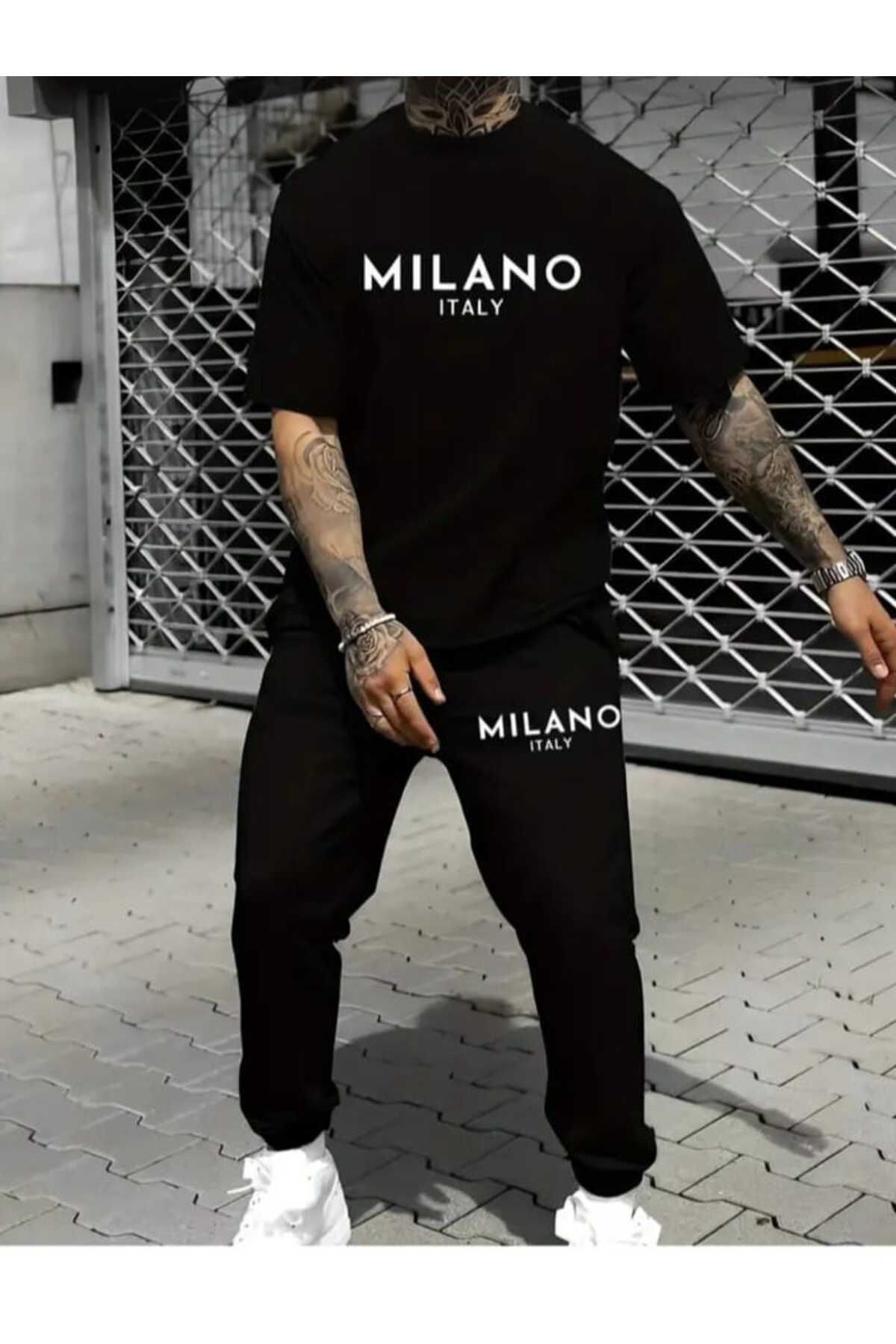 mirantekstil Yeni sezon oversize eşofman takımı dokuma Milano dijital baskılı
