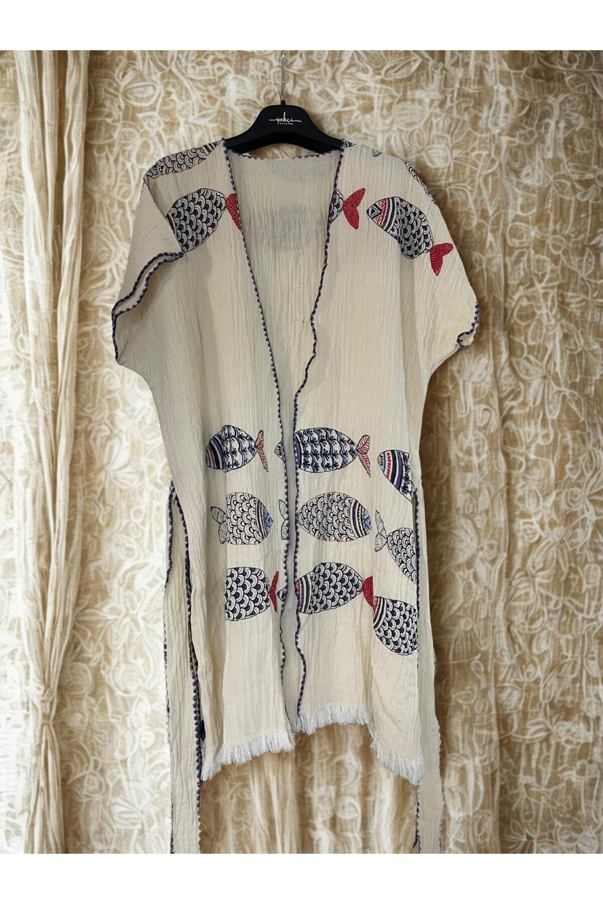 TekStilize Deniz Grubu Kimono