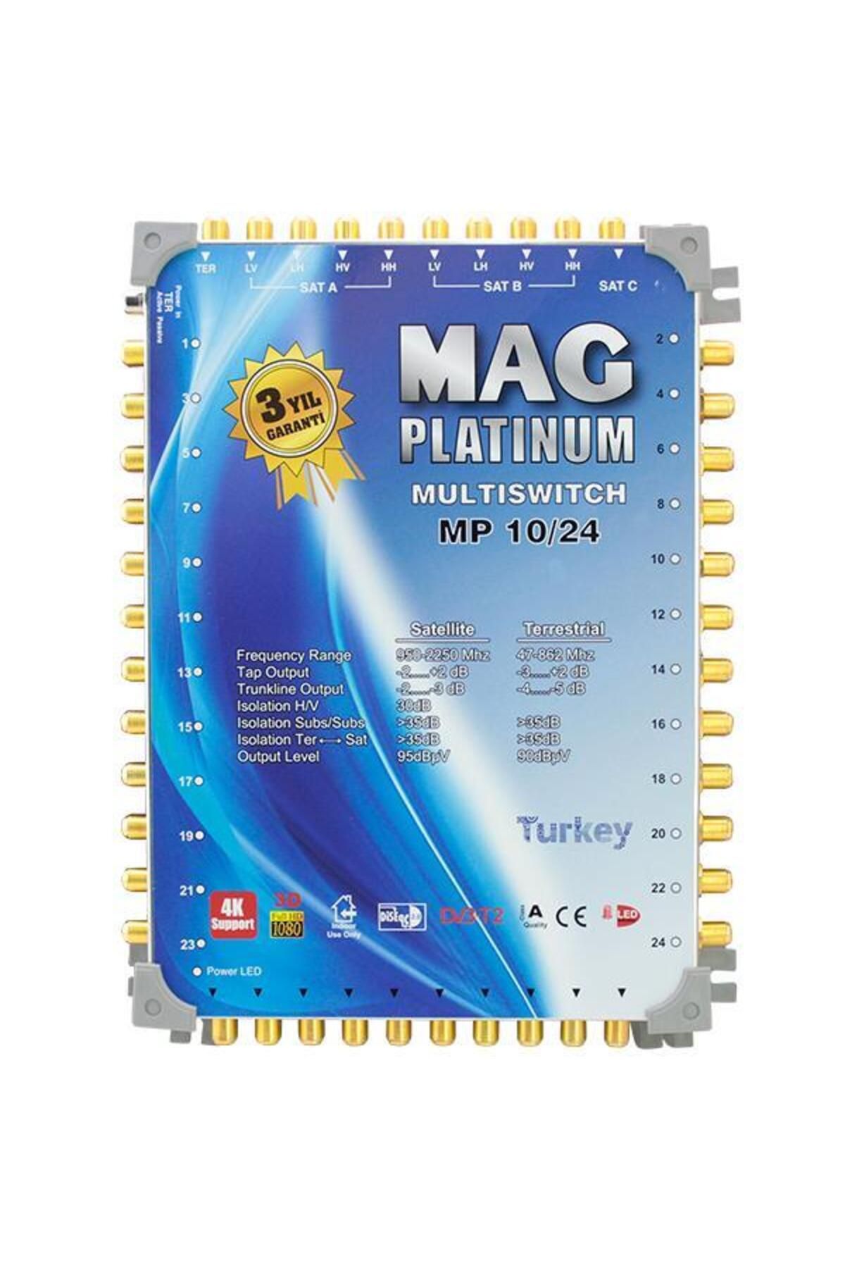 Pazarcan Mag Platinum 10-24 Sonlu Uydu Santrali