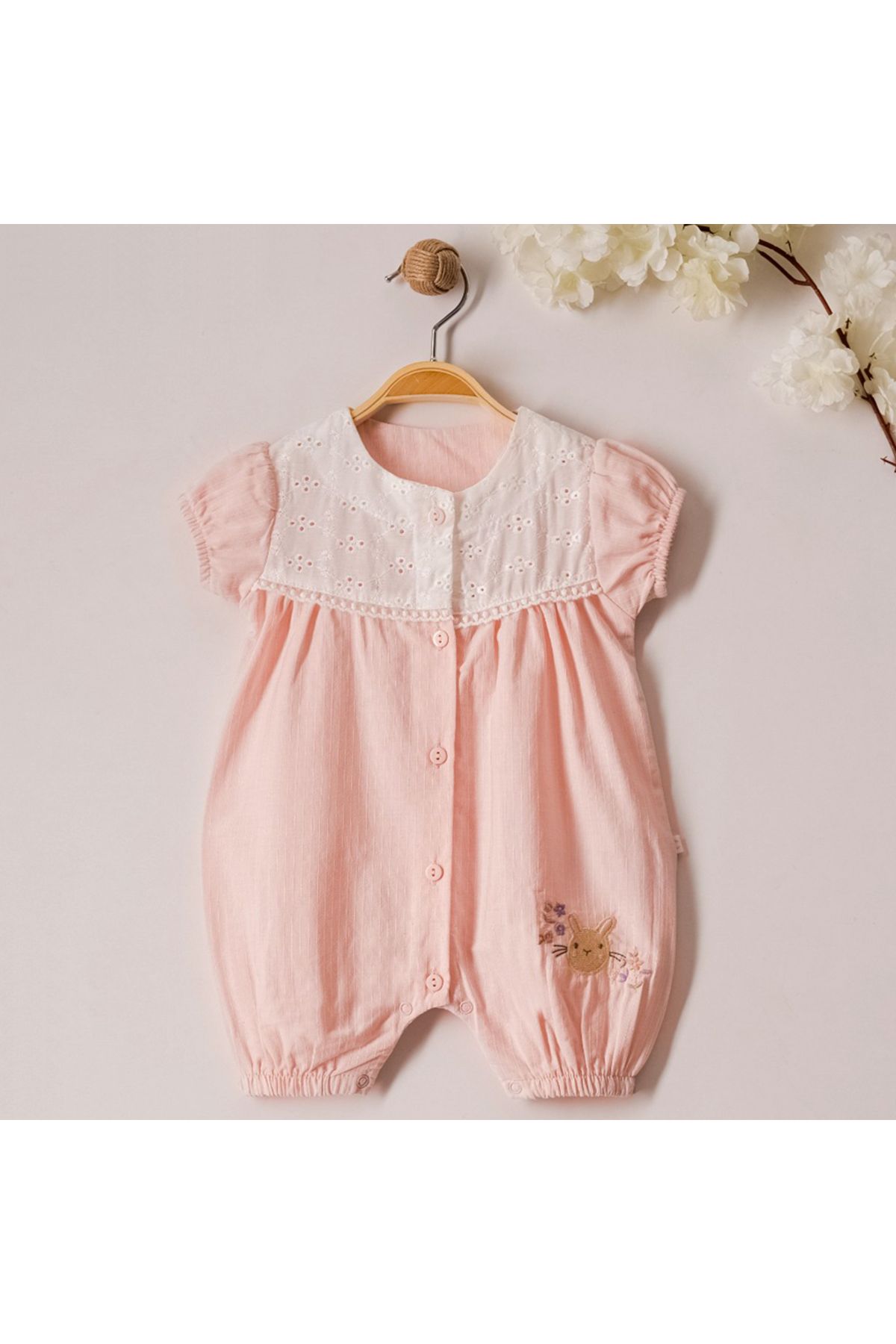 Carmin Baby Nakışlı Kız Tulum