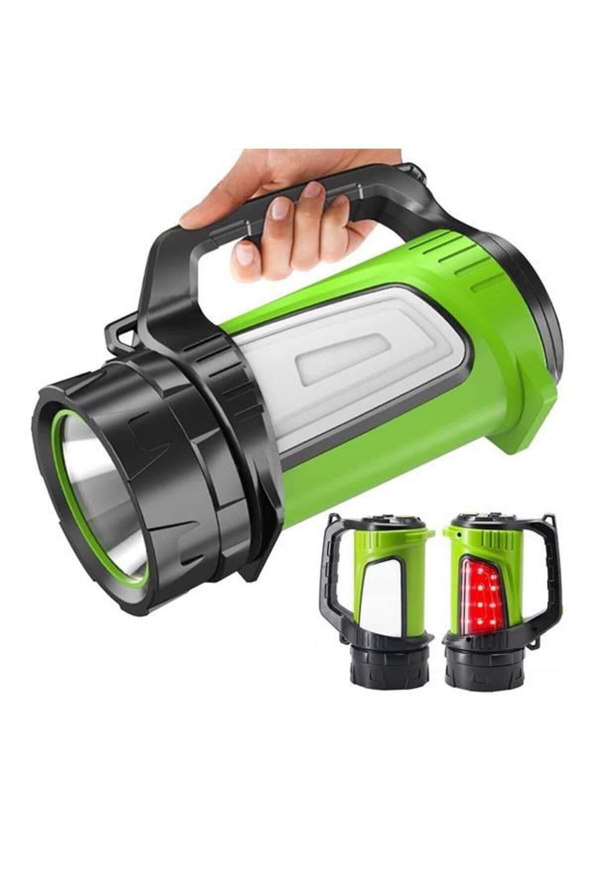 robotrend Powermaster Şarjlı Ledli Uzun Menzilli Kamp Tipi Işıldak Fener Js-881B