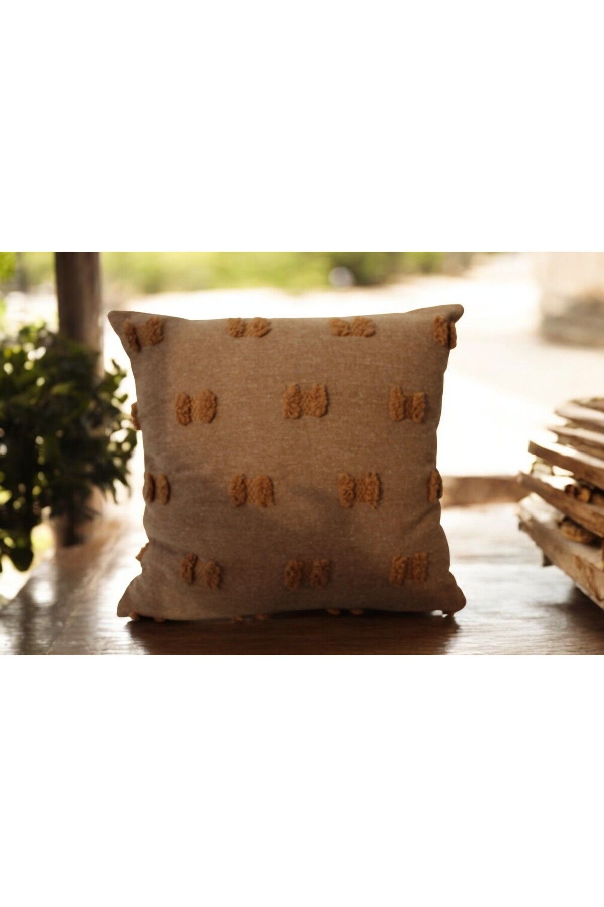 Home Mof Home Collection Kelebek Puantiye Kırlent Kılıfı