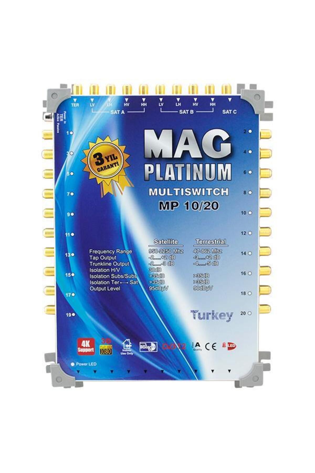 Pazarcan Mag Platinum 10-20 Sonlu Uydu Santrali