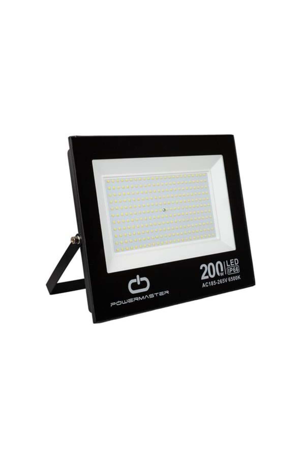 feifei Powermaster Pm-22583 200 Watt - 220 Volt Beyaz 6500k Ip66 120* Işık Açısı Siyah Slim Kasa Led Proje