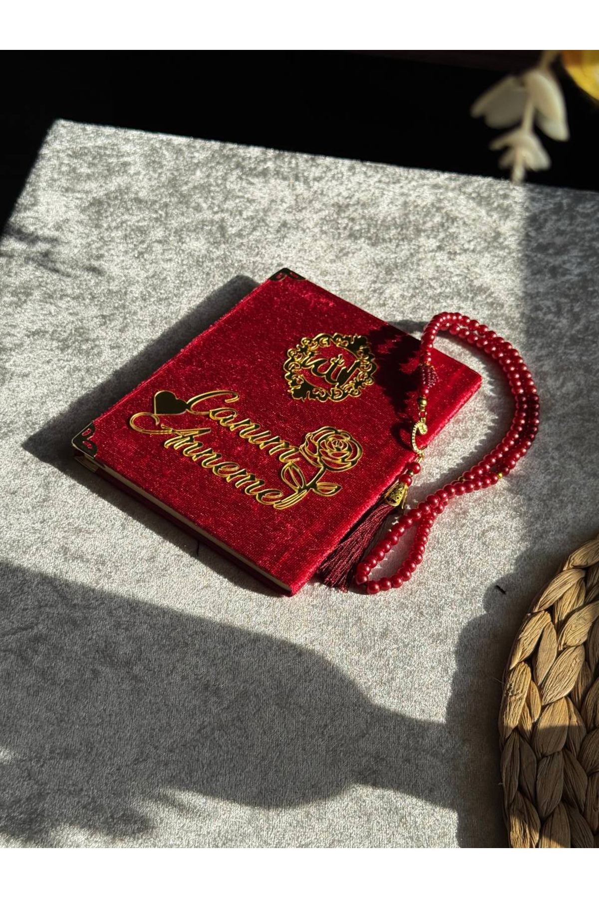 Furkan Neşriyat Doğum Günü ve Anneler Gününe Özel Çanta Boy Kadife Yasin Hediyelik Seti fotoğrafı 2 (önizleme)