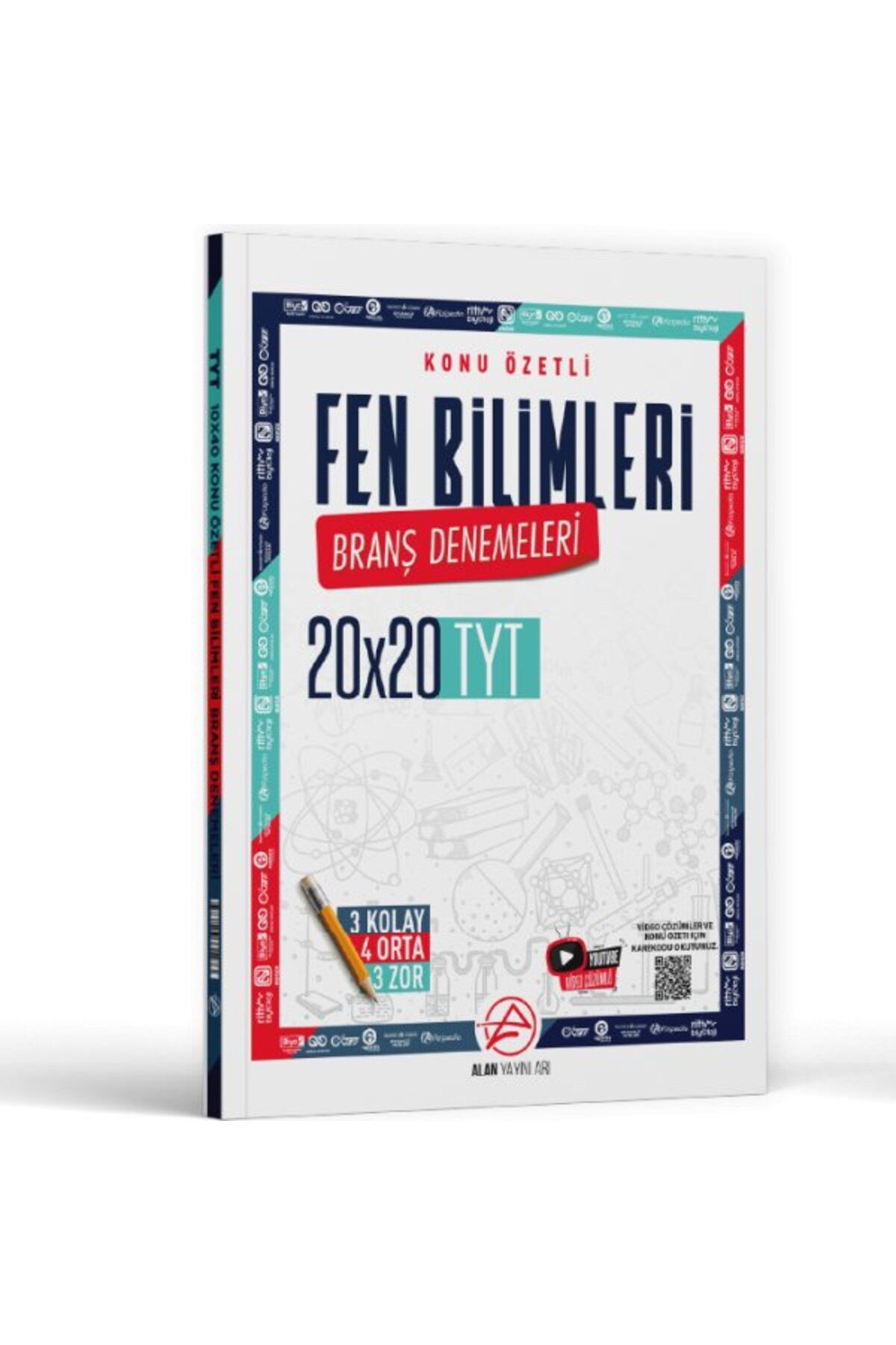 Parlayan Projeler Alan TYT Fen Bilimleri Konu Özetli 20 x 20 Branş Denemeleri Parlayan Proje Ayraç Hediye