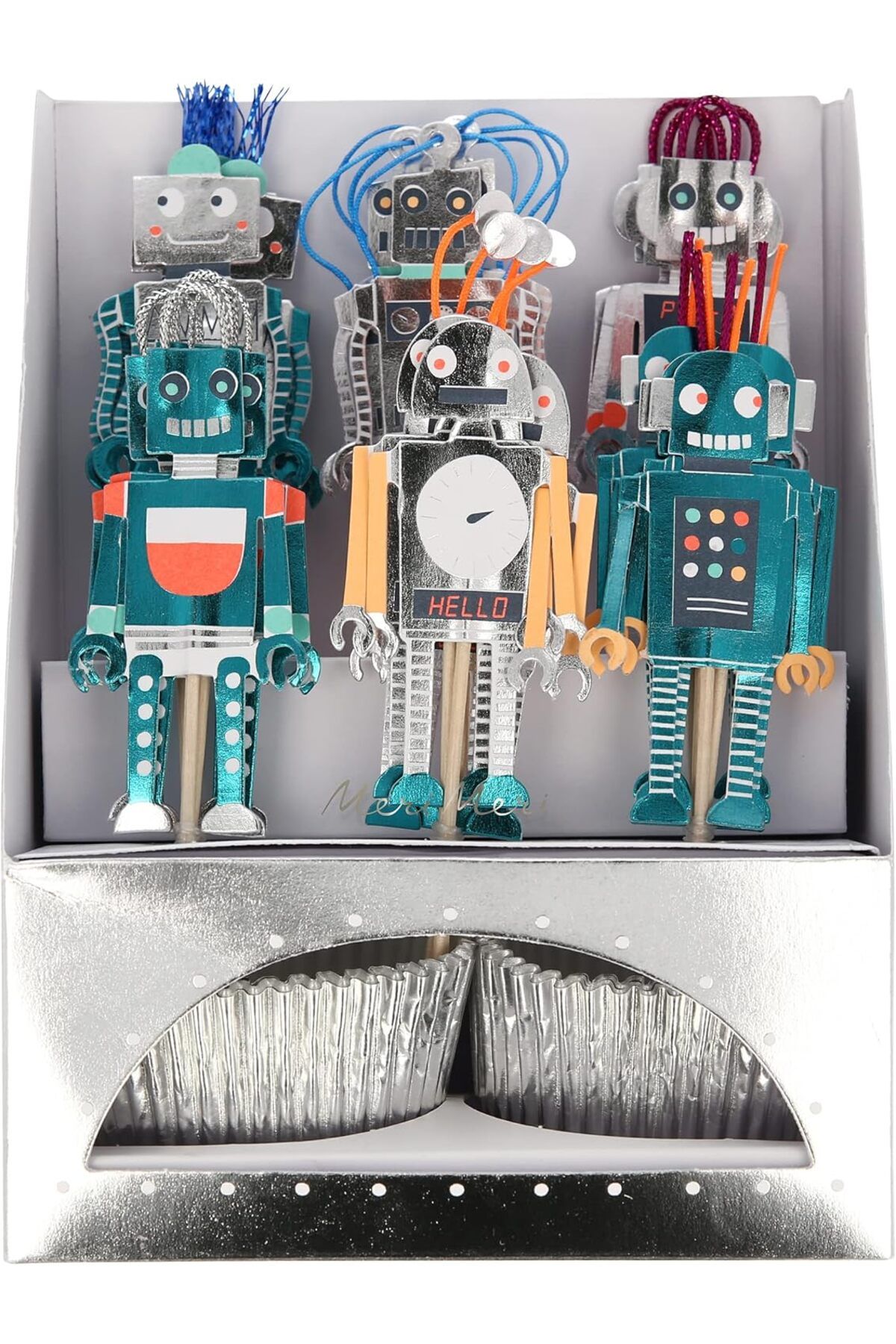 KDROĞLU plamystical Meri Robot Cupcake Kit, 24'lü newing 1139529