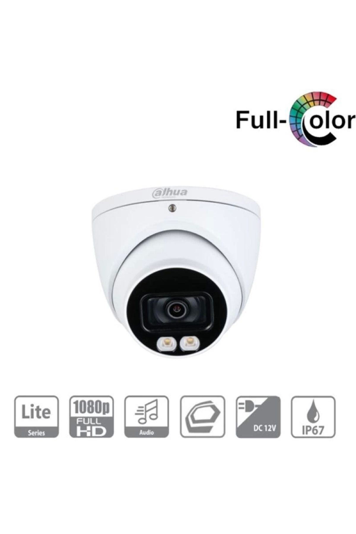 feifei Dahua 2Mp Dome 2.8Mm Dh-Hac-Hdw1209Tqp-A-Led 4In1 Güvenlik Kamerası Full Color