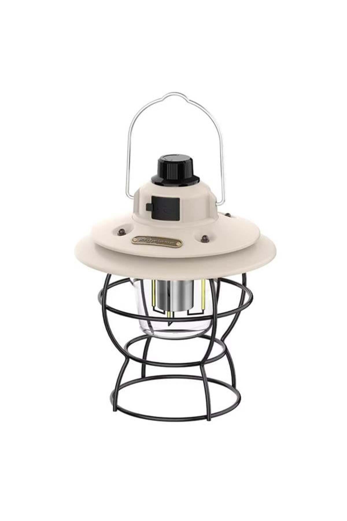robotrend Powermaster Pm-16042 Retro Nostaljik Şarjlı Kamp Lambası Filament + Smd Ledli