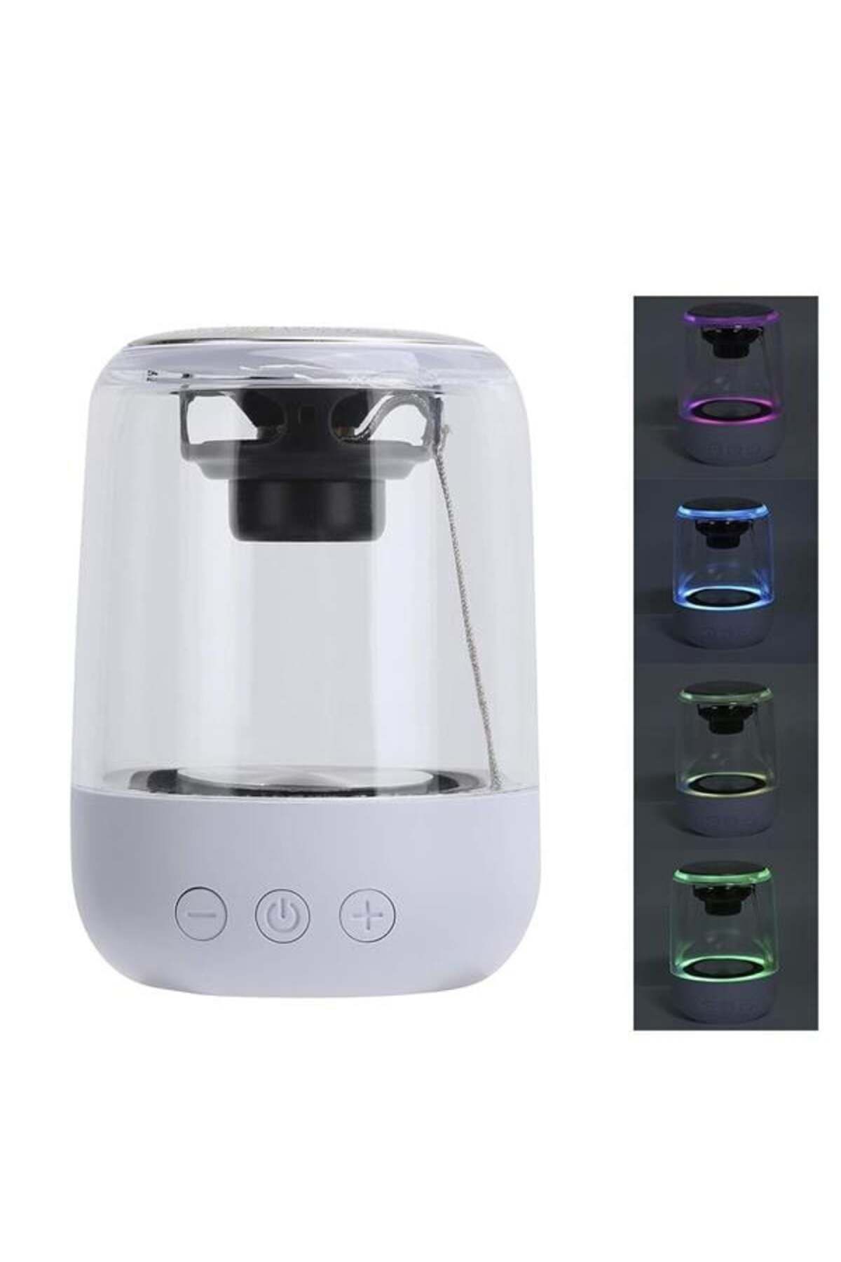 DENİZBİLİŞİM Magicvoice Mv-24696 600 Mah Taşınabilir Rgb Mikrofonlu Aux-tf-bluetooth 3 Watt Hoparlör (BEYAZ)
