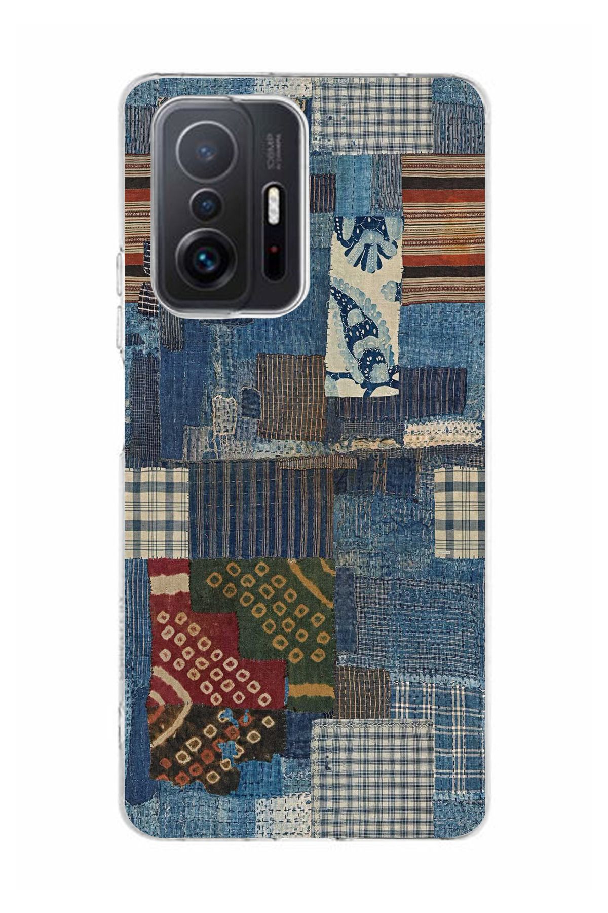 moonset Xiaomi Mi 11T / Mi 11T Pro Uyumlu Vintage Tasarımlı Baskılı Şeffaf Telefon Kılıfı