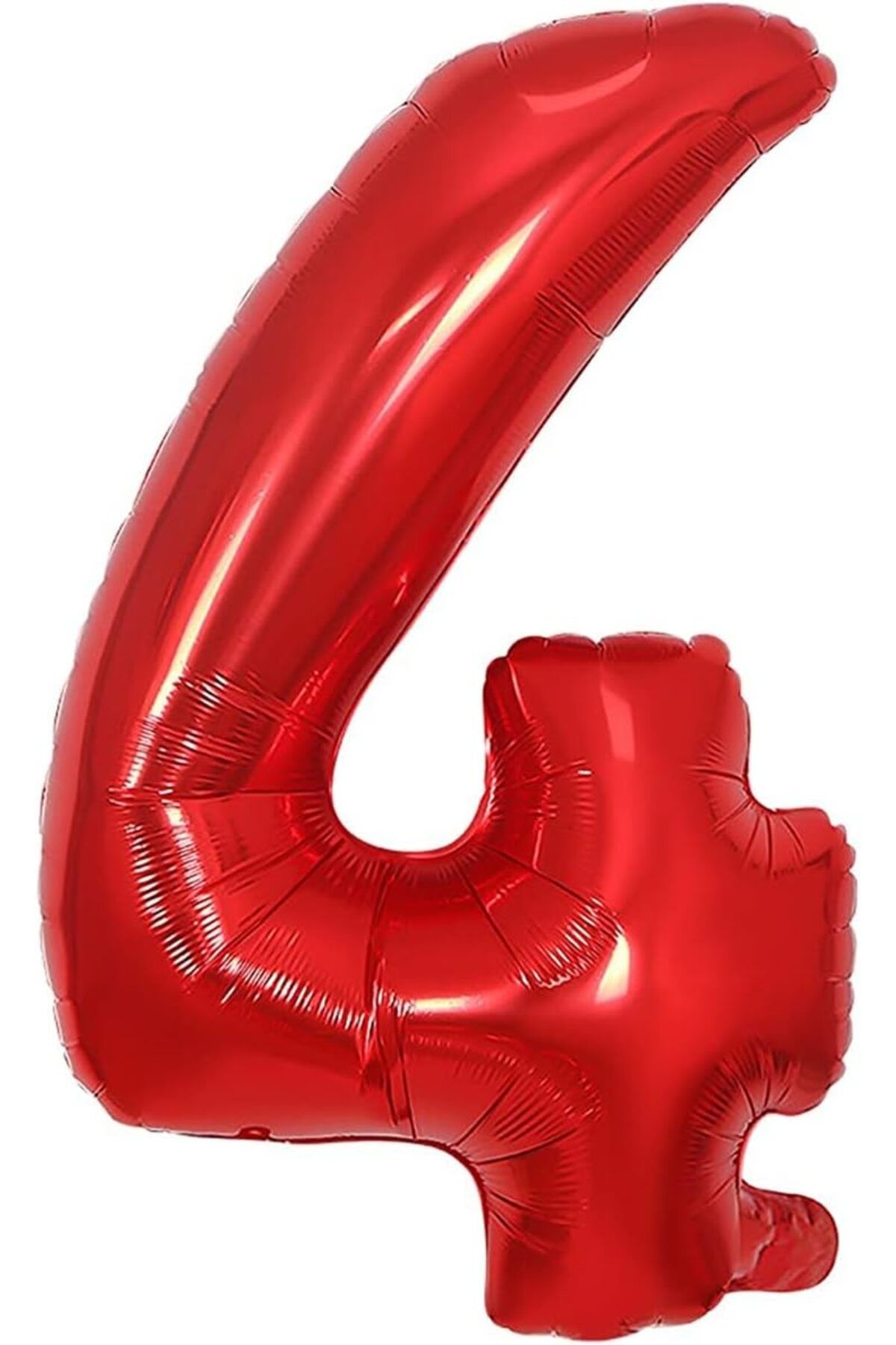 DERİK KADROĞLU Balon Kırmızı 4 Rakamı 40 İnç 100 cm Yeni 1107872