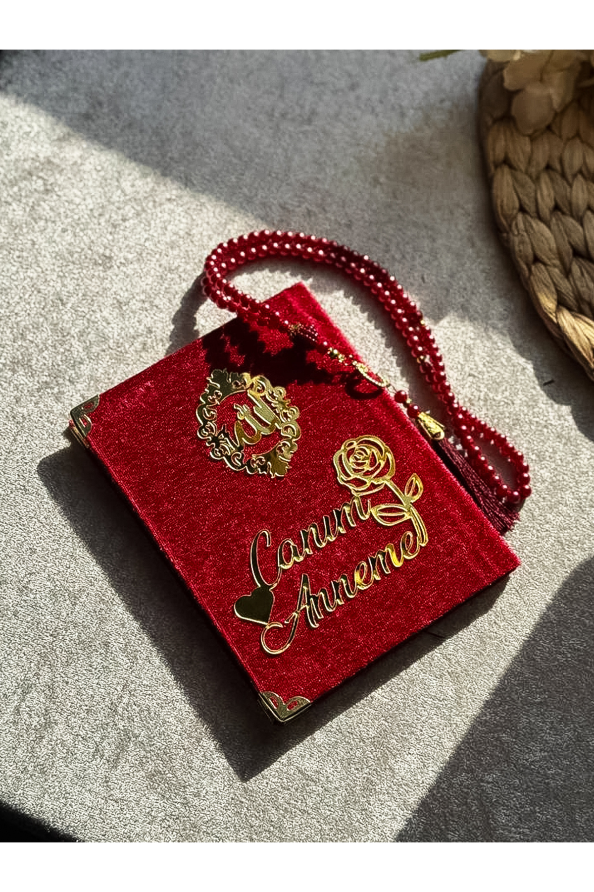 Furkan Neşriyat Doğum Günü ve Anneler Gününe Özel Çanta Boy Kadife Yasin Hediyelik Seti fotoğrafı 4 (önizleme)