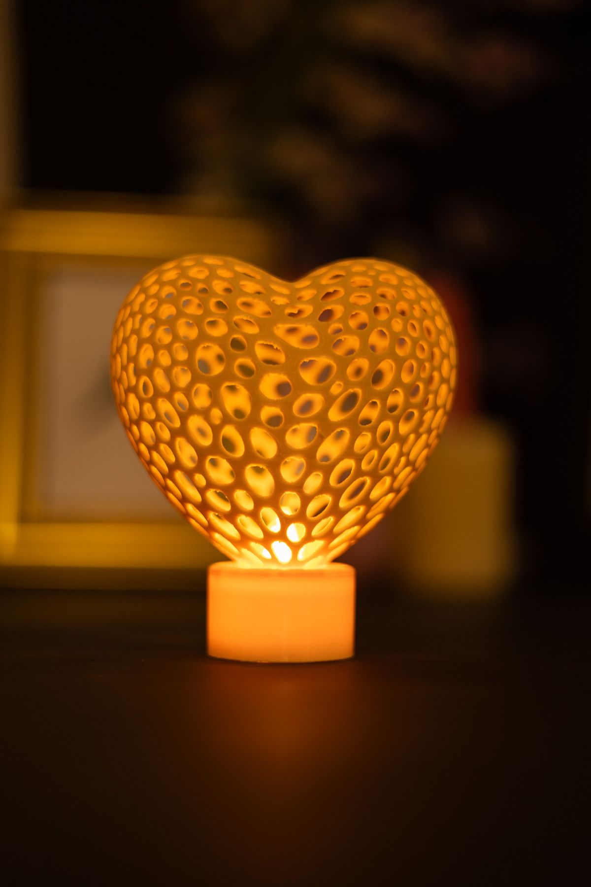 domini Kalp - Dekoratif / Hediyelik Mumluk - Tealight