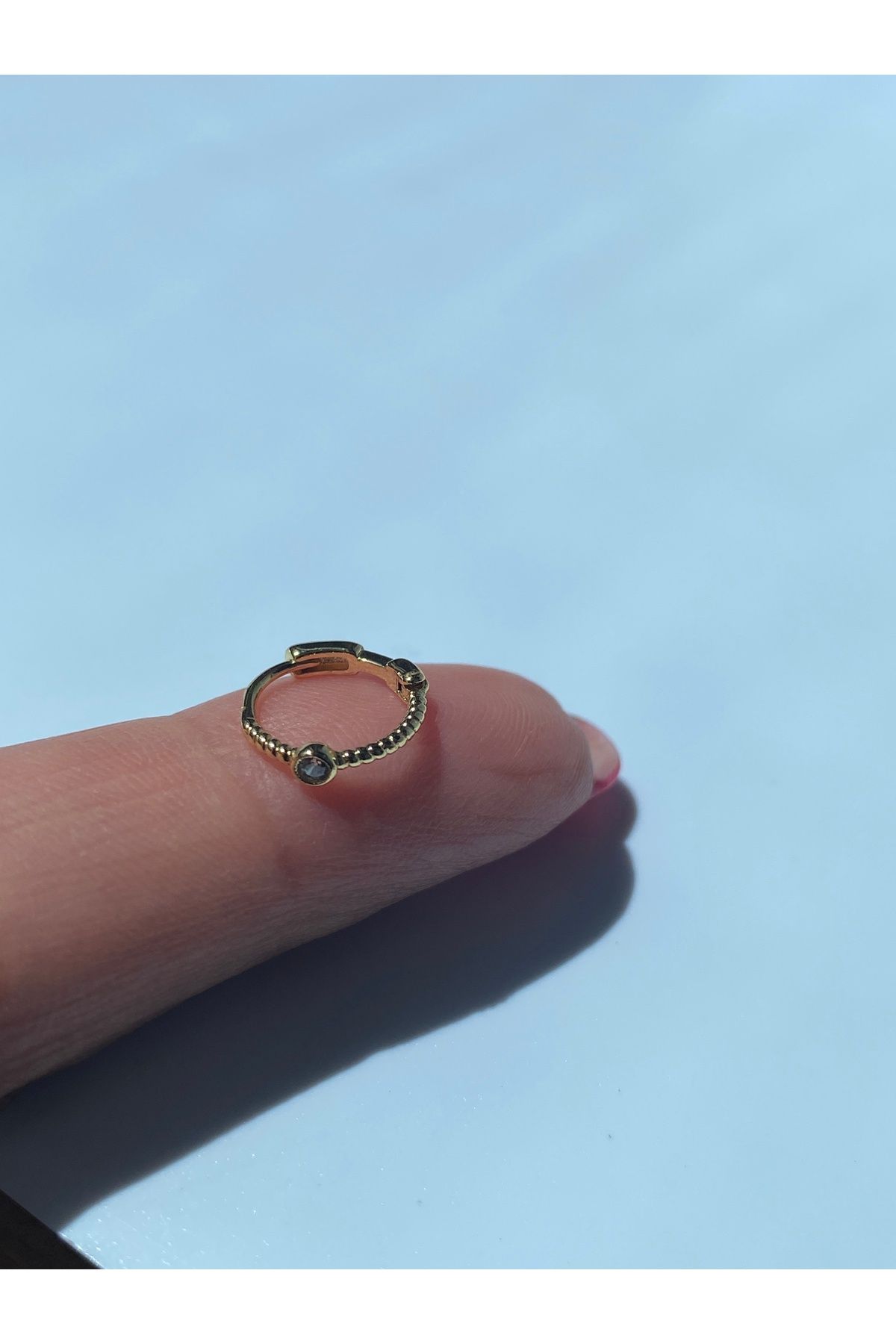 kurukafagift Çelik Halka Piercing Minimal Helix Lob Kıkırdak Tragus