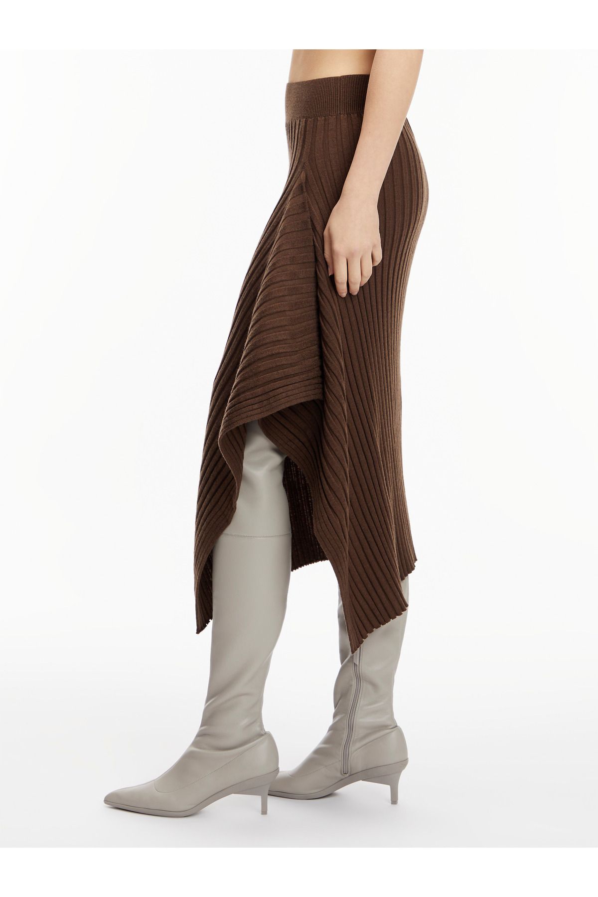 Calvin Klein ASYMMETRIC KNIT SKIR