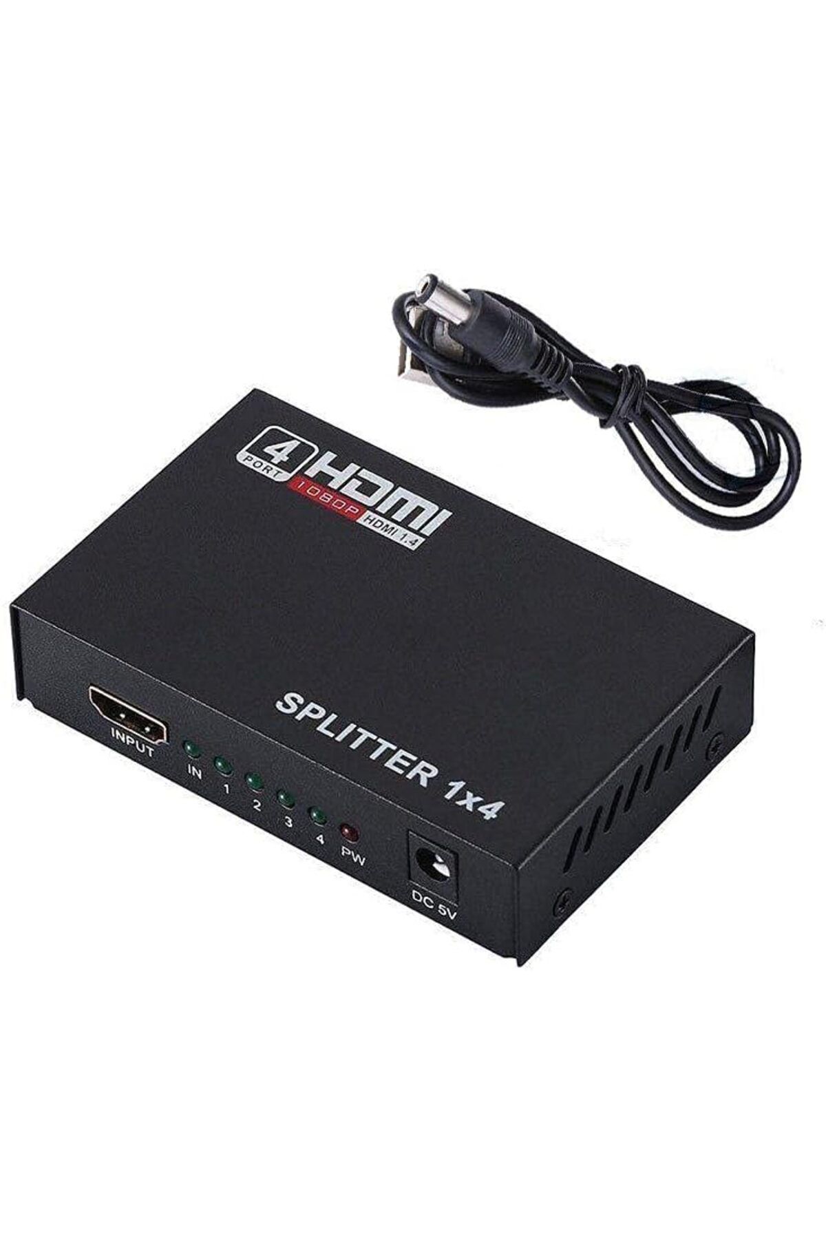 DERİK KADROĞLU 4410 4 Port Hdmi SplitterÇoklu Ekran Çoklayıcı Switch Yeni 1107872