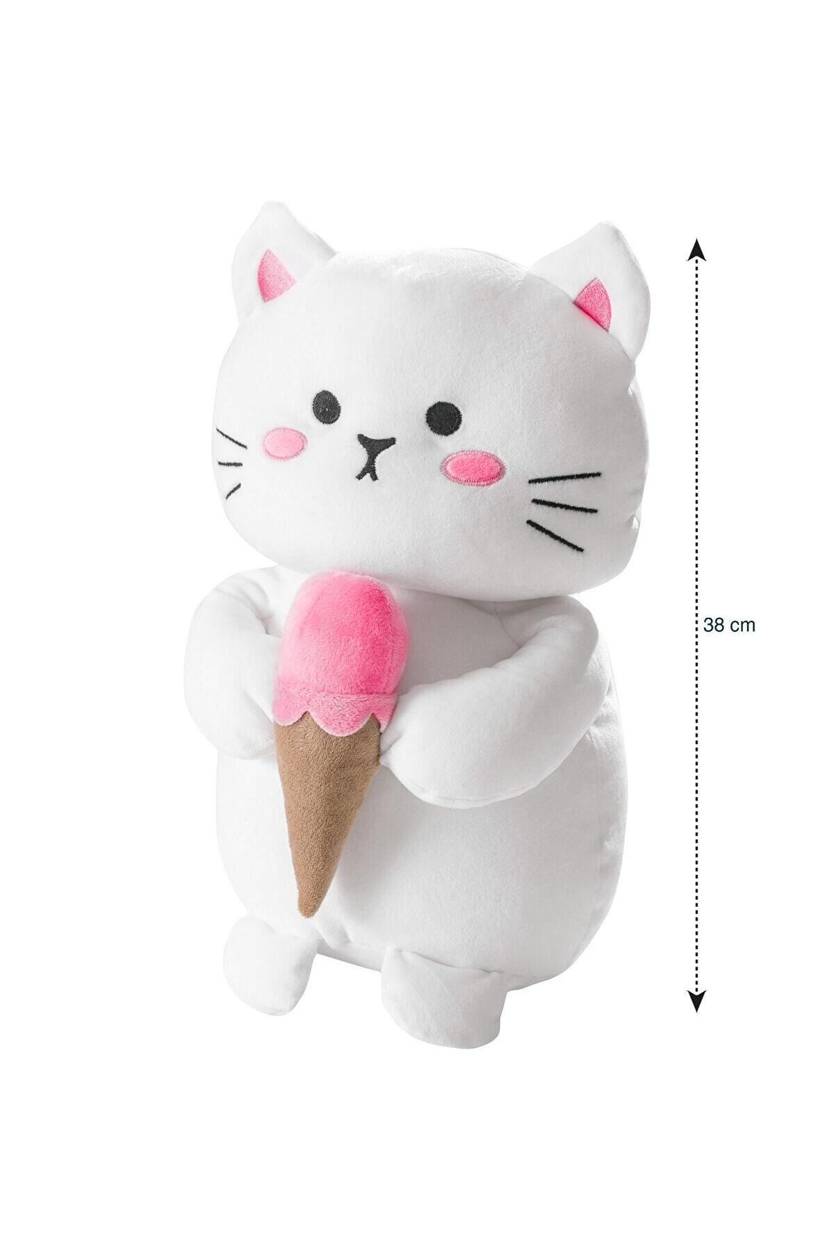LC Waikiki LCW HOME Kedi Figürlü Pelüş Bebek Kırlent 38 cm (S5)