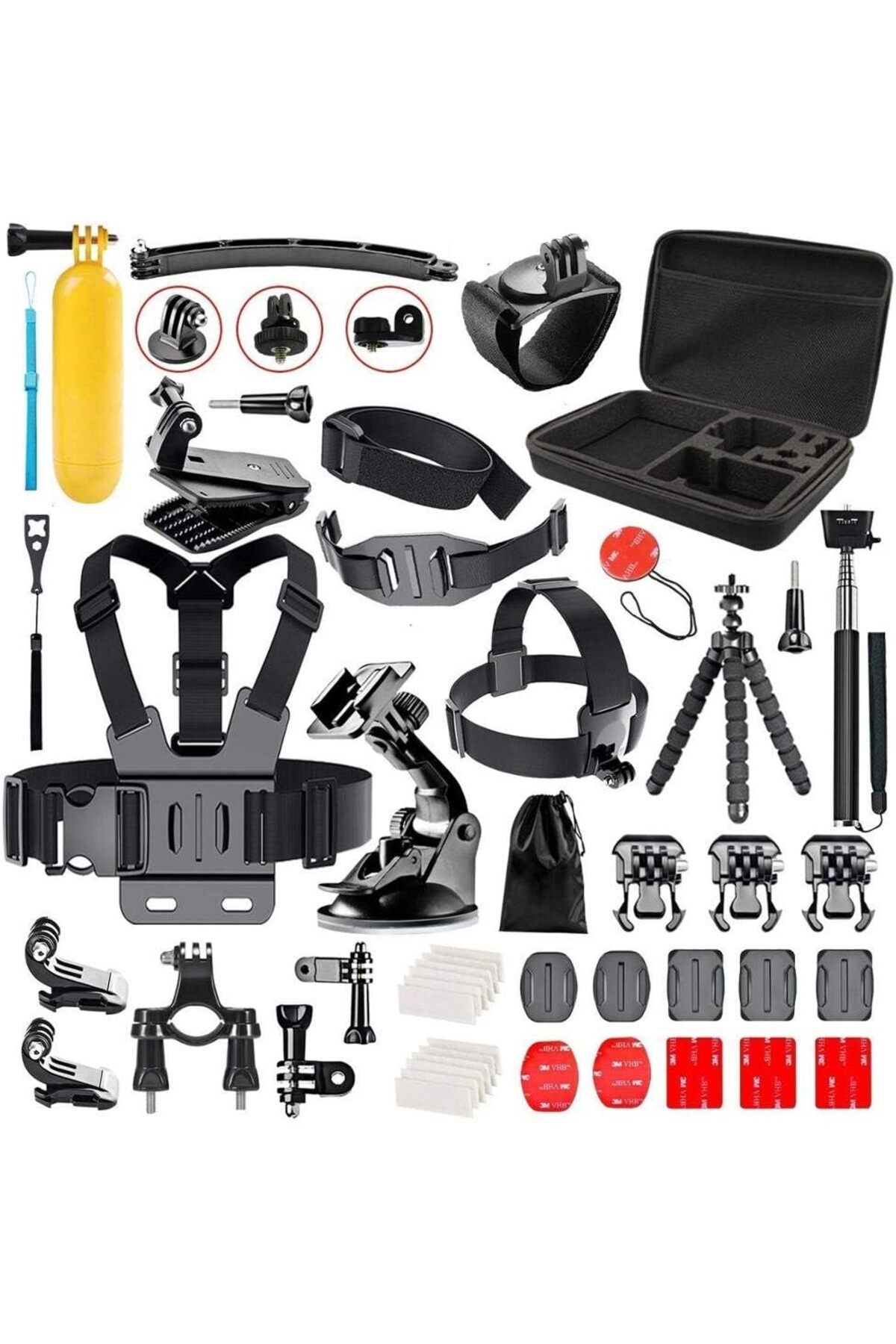 mazıdağı mazzıdağ Aksiyon Kamera Aksesuar Seti 50 Parça Kit Çantalı new store 1133631