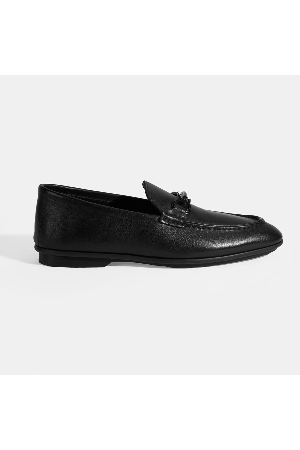Desa Erkek Siyah Slip-On Deri Loafer