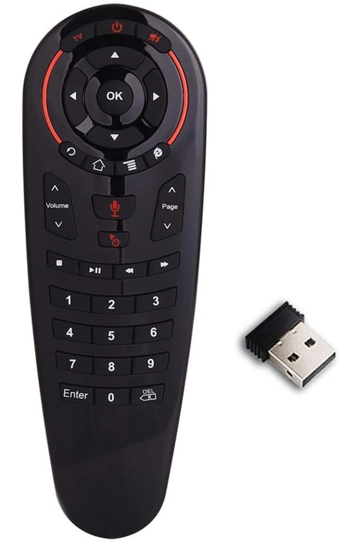 mazıdağı mazzıdağ Remote Control, G30 Voice Remote Control 2.4G Wireless Air Mouse IR Learning Gyro Sensing