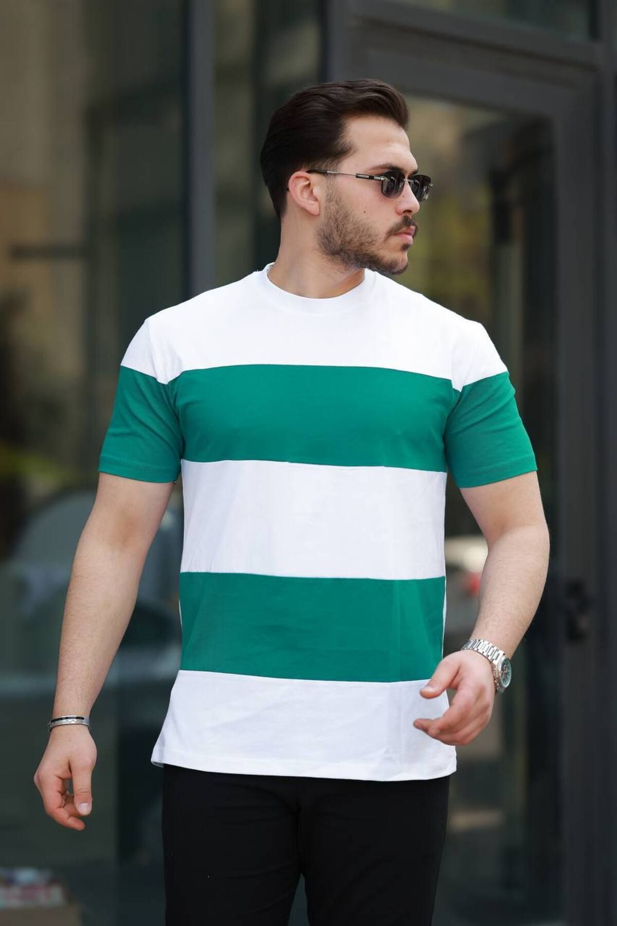 ROBERTO BORNOVA 20/1 Parçalı Bisiklet Yaka Tişört
