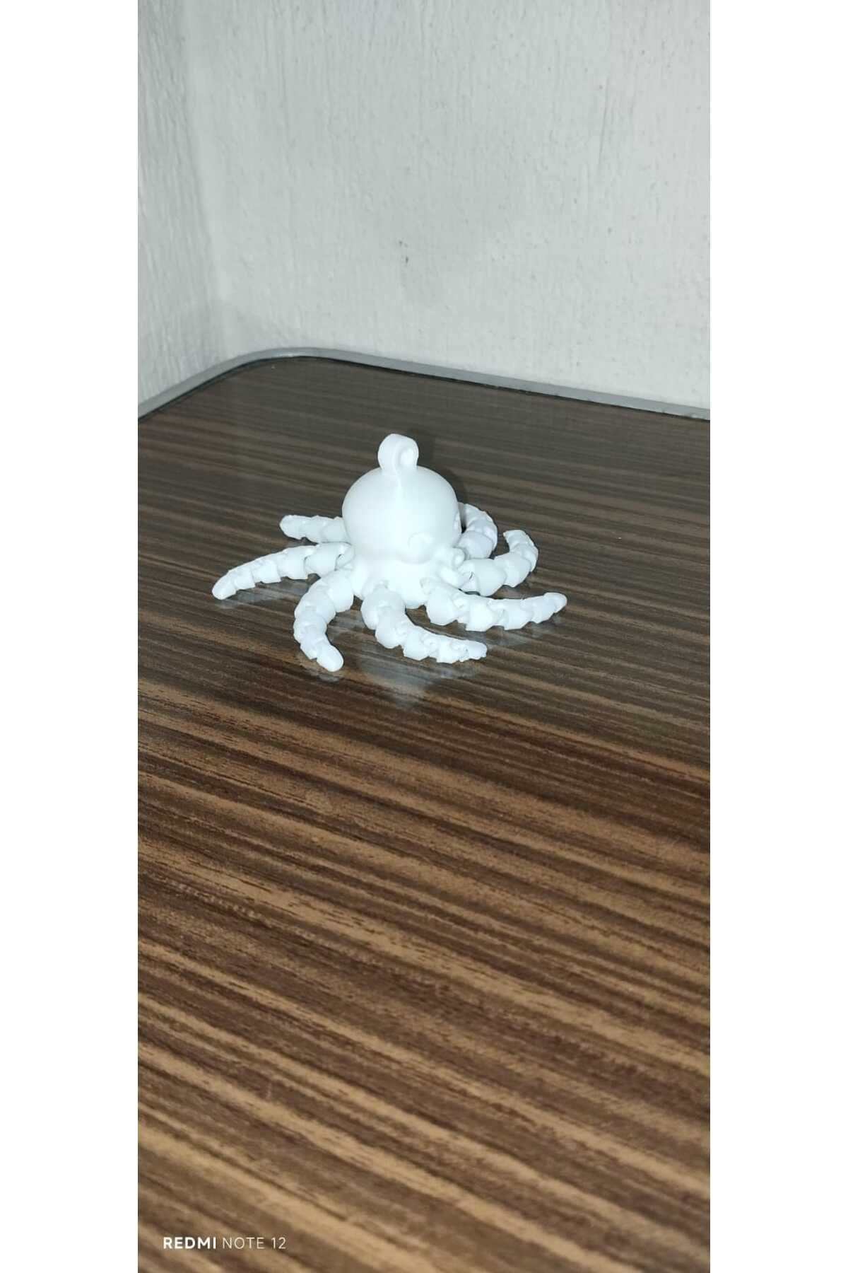 Kuaz3d 3D Baskı Ahtapot Anahtarlık