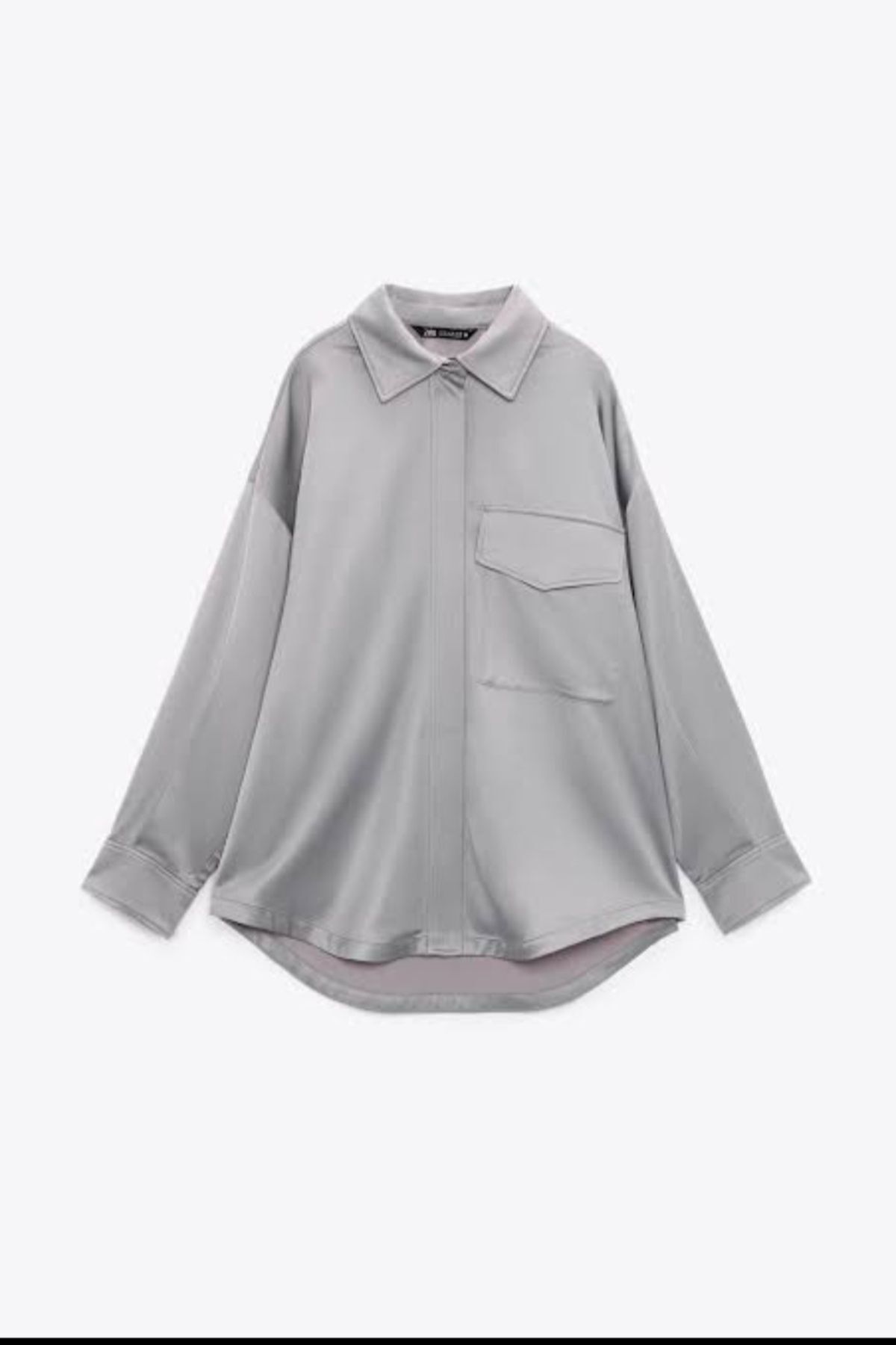 Butik ALLBUCKS ZR Oversize Kalın Saten Ceket Abzra0180