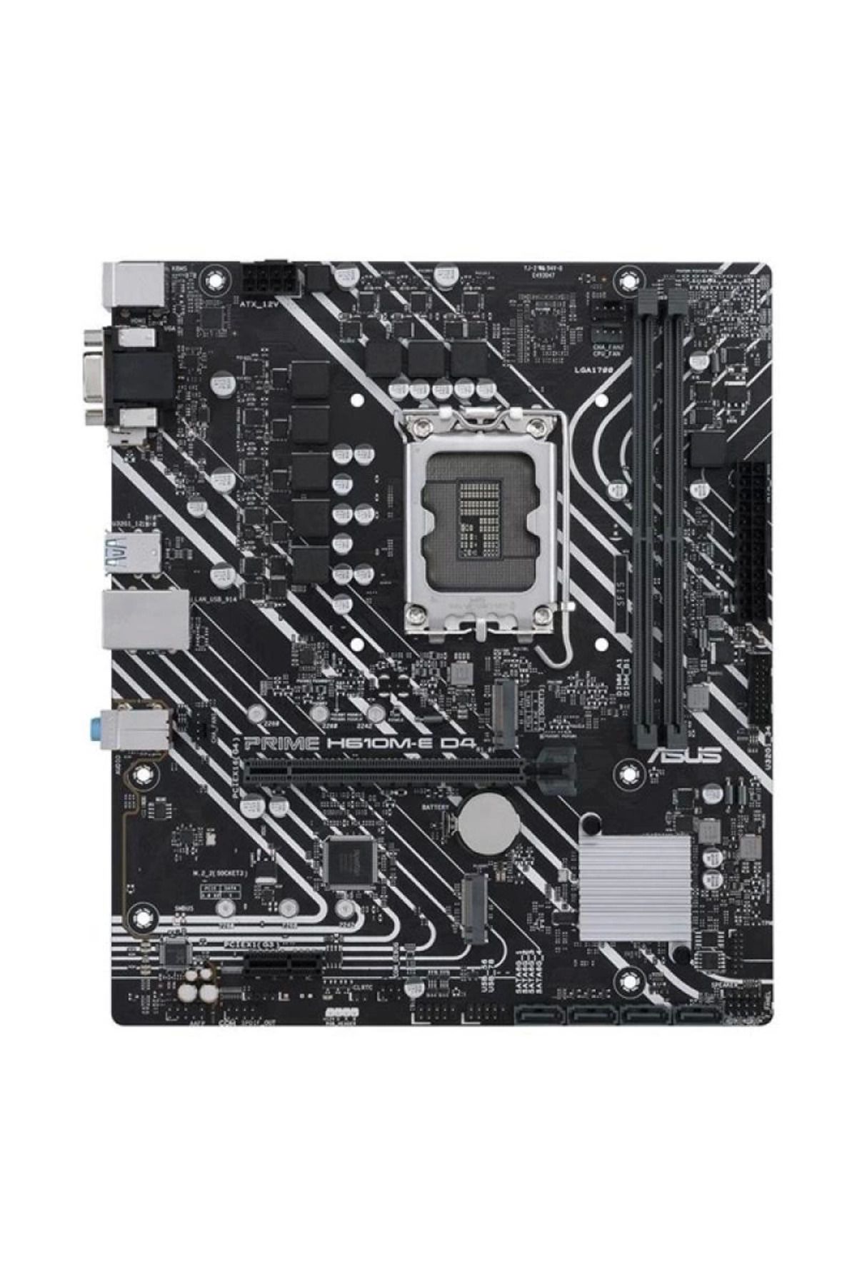 DENİZBİLİŞİM Msi Pro H610M-E Ddr5 M2 Pcie Nvme Hdmi Pcie 16X V4.0 1700P Matx