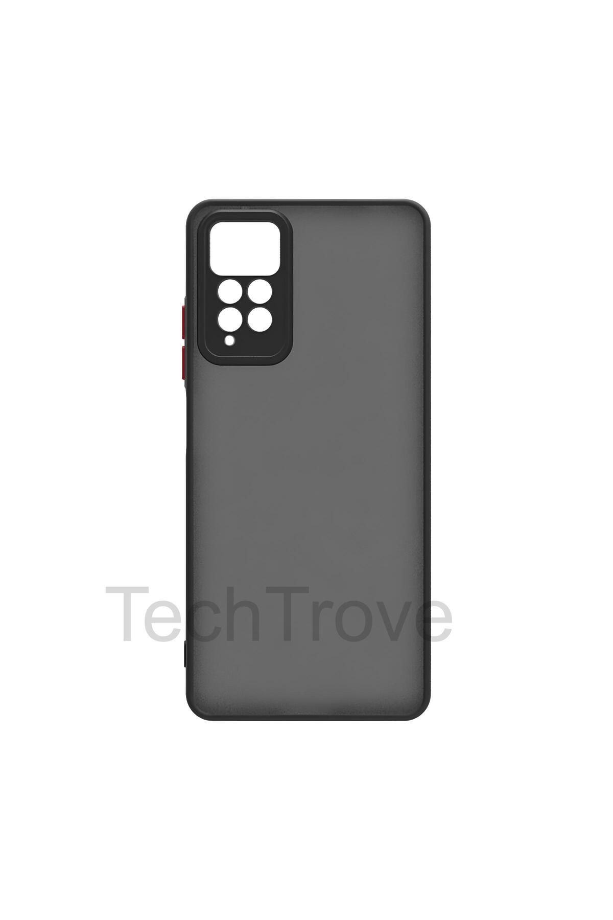 TechTrove Xiaomi Redmi Note 12 Pro 4G Kılıf Buzlu Tasarım Kenarları Yumuşak Kamera Koruma Çıkıntılı Kapak