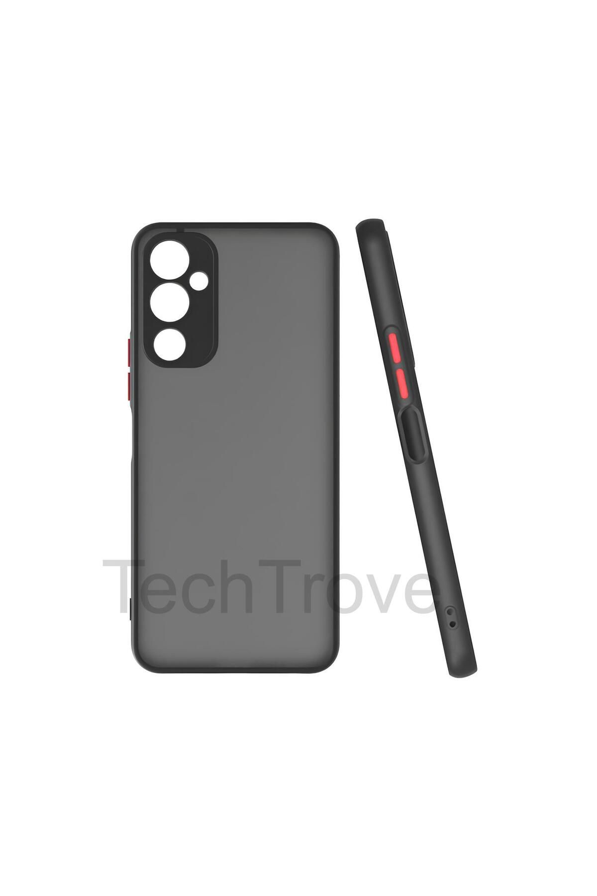 TechTrove Tecno Pova 4 Kılıf Buzlu Tasarım Kenarları Yumuşak Kamera Koruma Çıkıntılı Kapak