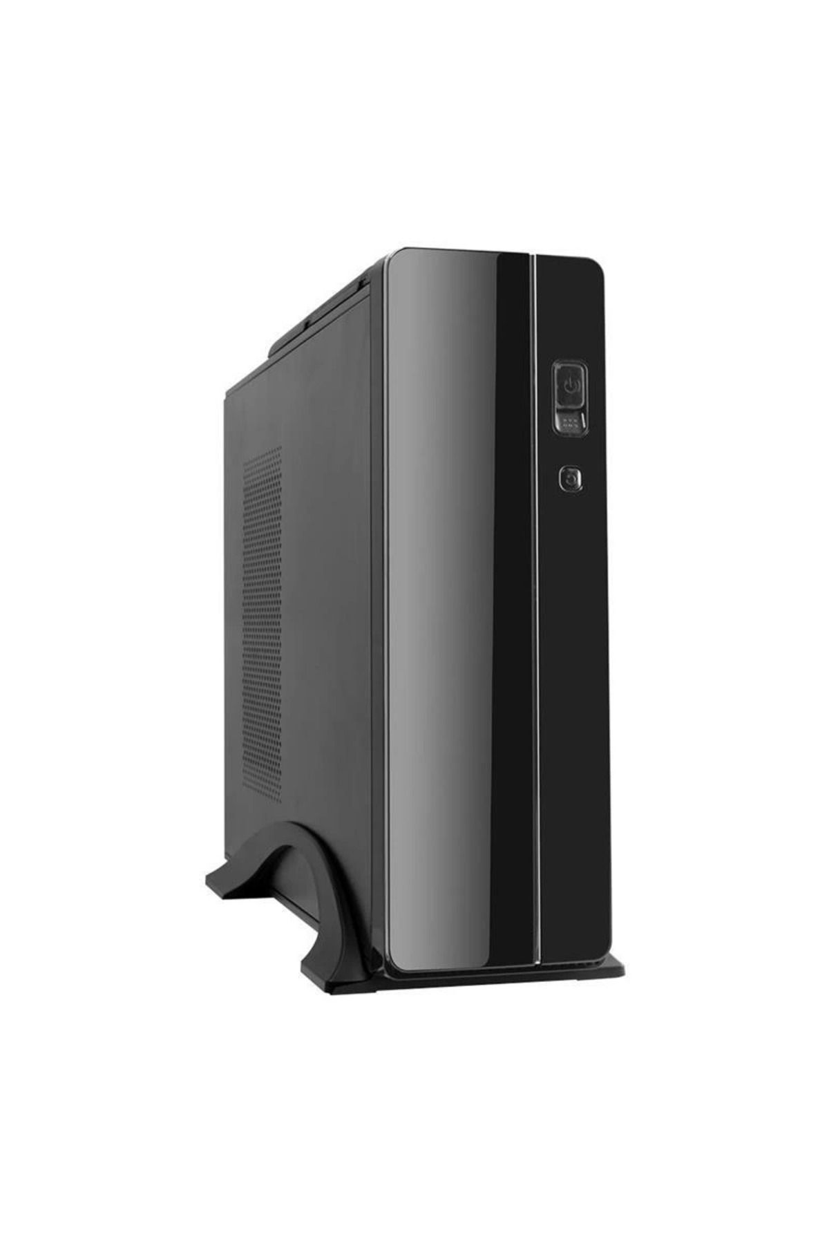 PolarBear Lab Frisby Fc-s6020b 300w 1x80mm Fan Usb 2.0 Slim Tower Siyah Kulplu Kasa