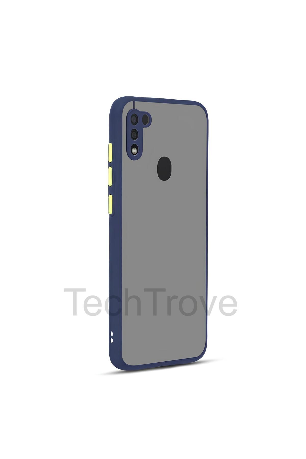 TechTrove Samsung Galaxy A11 Kılıf Buzlu Tasarım Kenarları Yumuşak Kamera Koruma Çıkıntılı Kapak