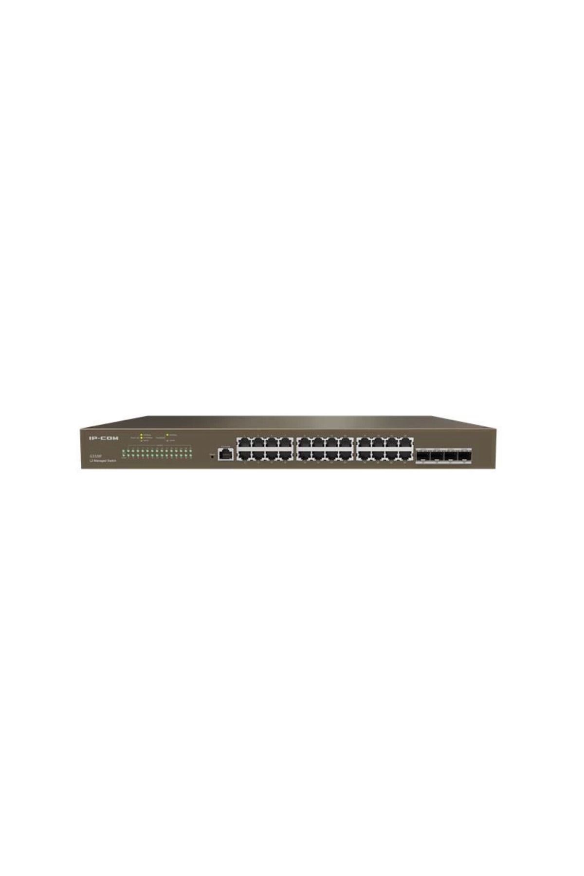 ÇAVDAR IP-COM G3328F 24 PORT GIGABIT + 4X1GB SFP UPLINK L2 CLOUD YÖNETİLEBİLİR RACKMOUNT SWITCH