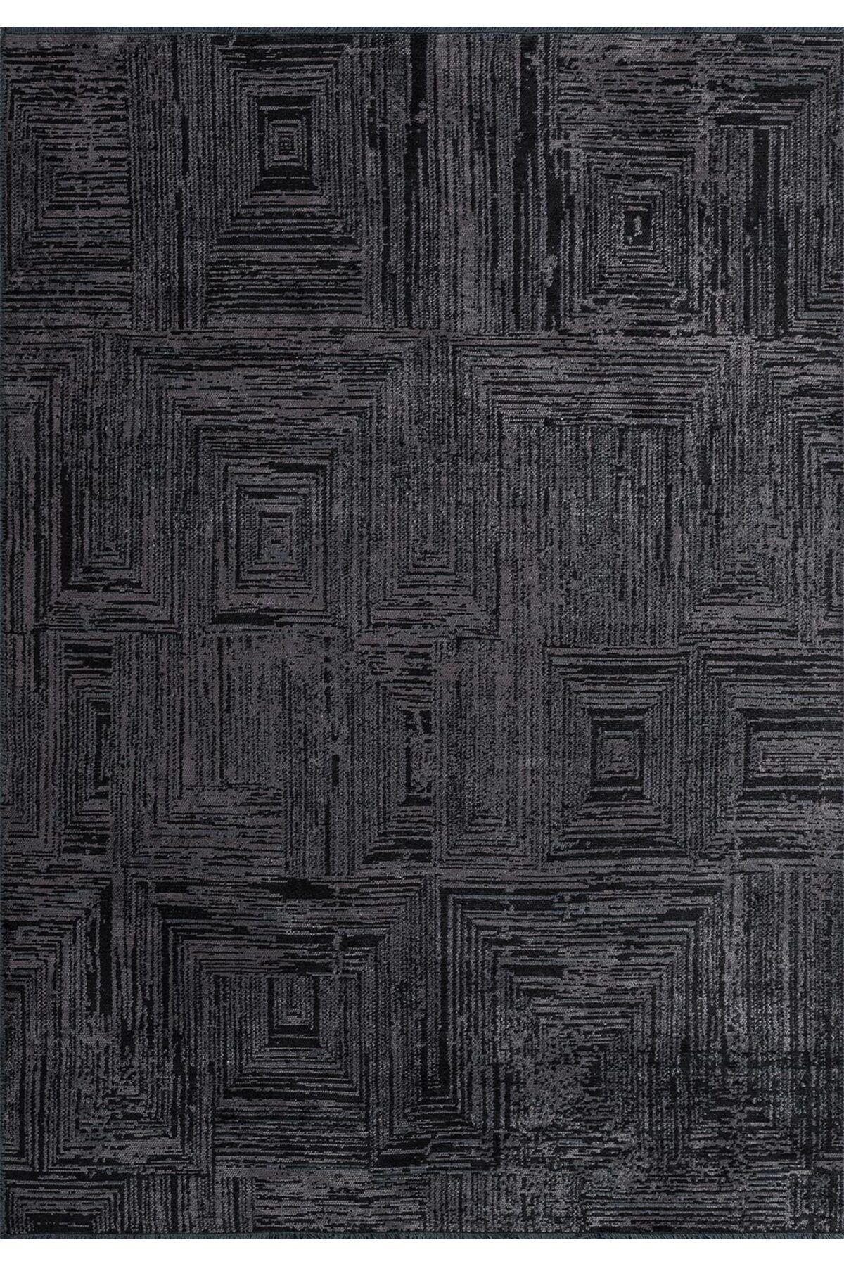 BM Home SICILY KÖMÜR - SİYAH 100X300 CM HALI