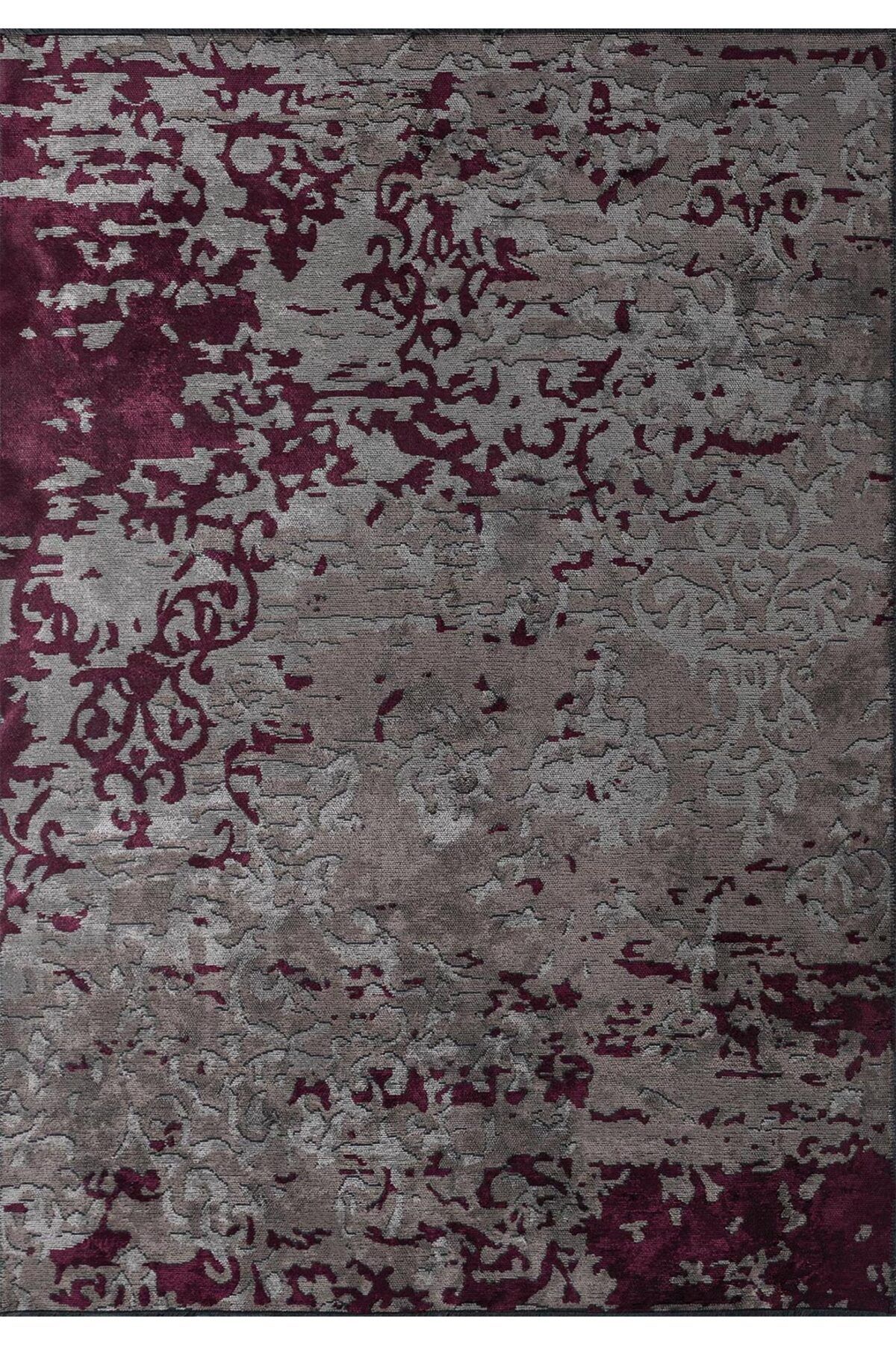 BM Home VALENCIA KOYU MÜRDÜM - KOYU GRİ - AÇIK GRİ 200X250 CM HALI
