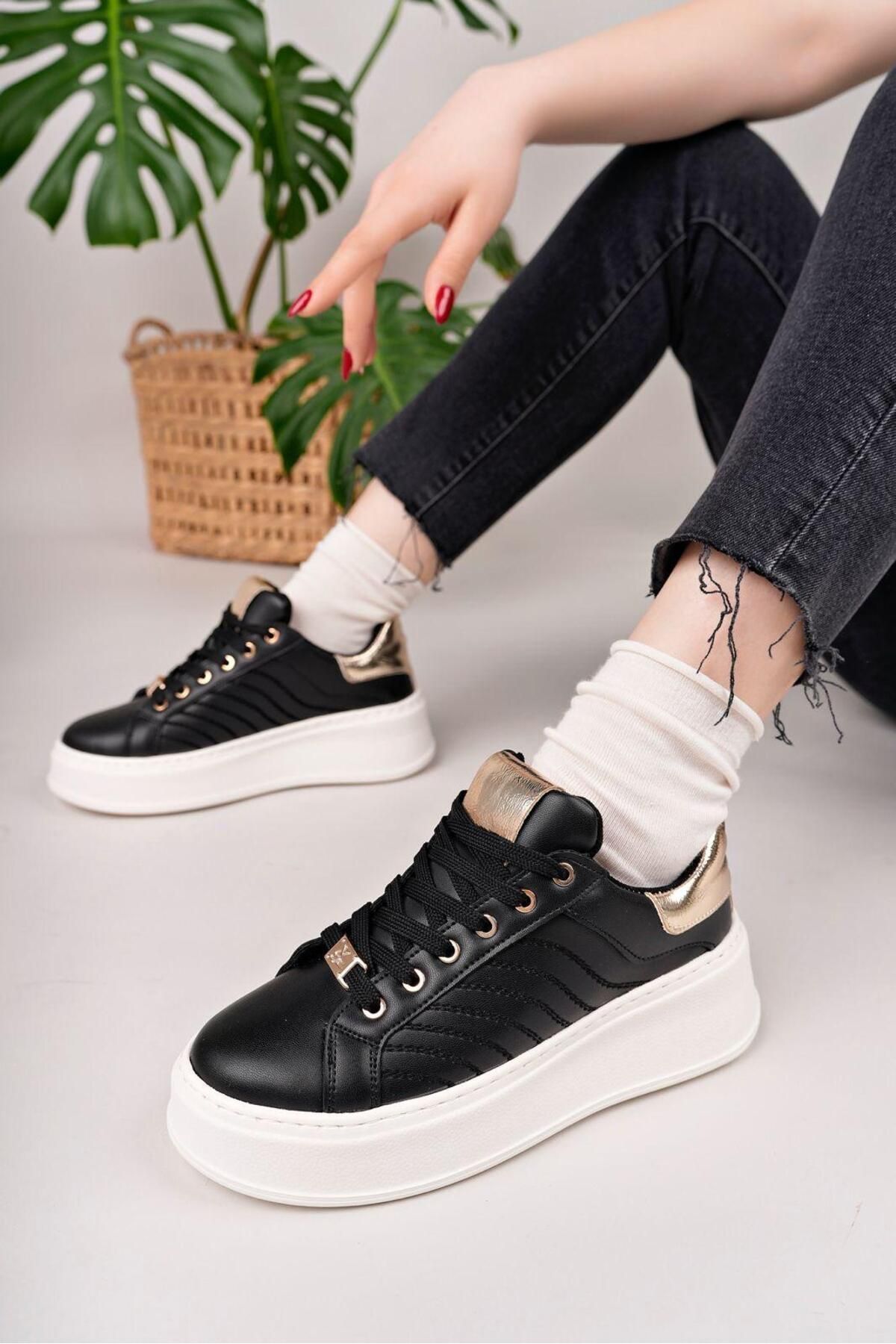 TAYYAR SHOES Kadın Günlük Kullanımlı Rahat Spor Ayakkabı